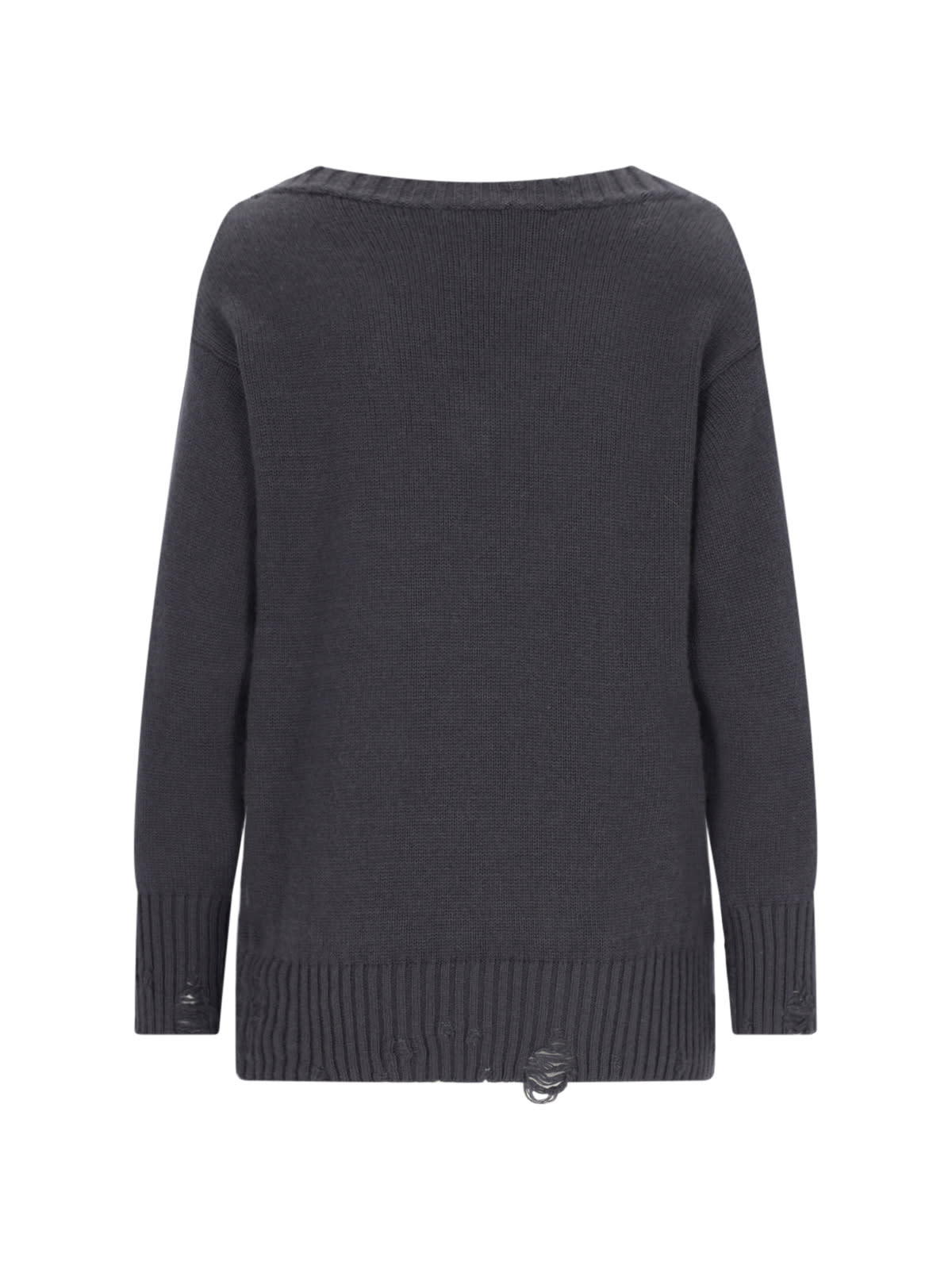 CANESSA DESTROYED DETAIL SWEATER 