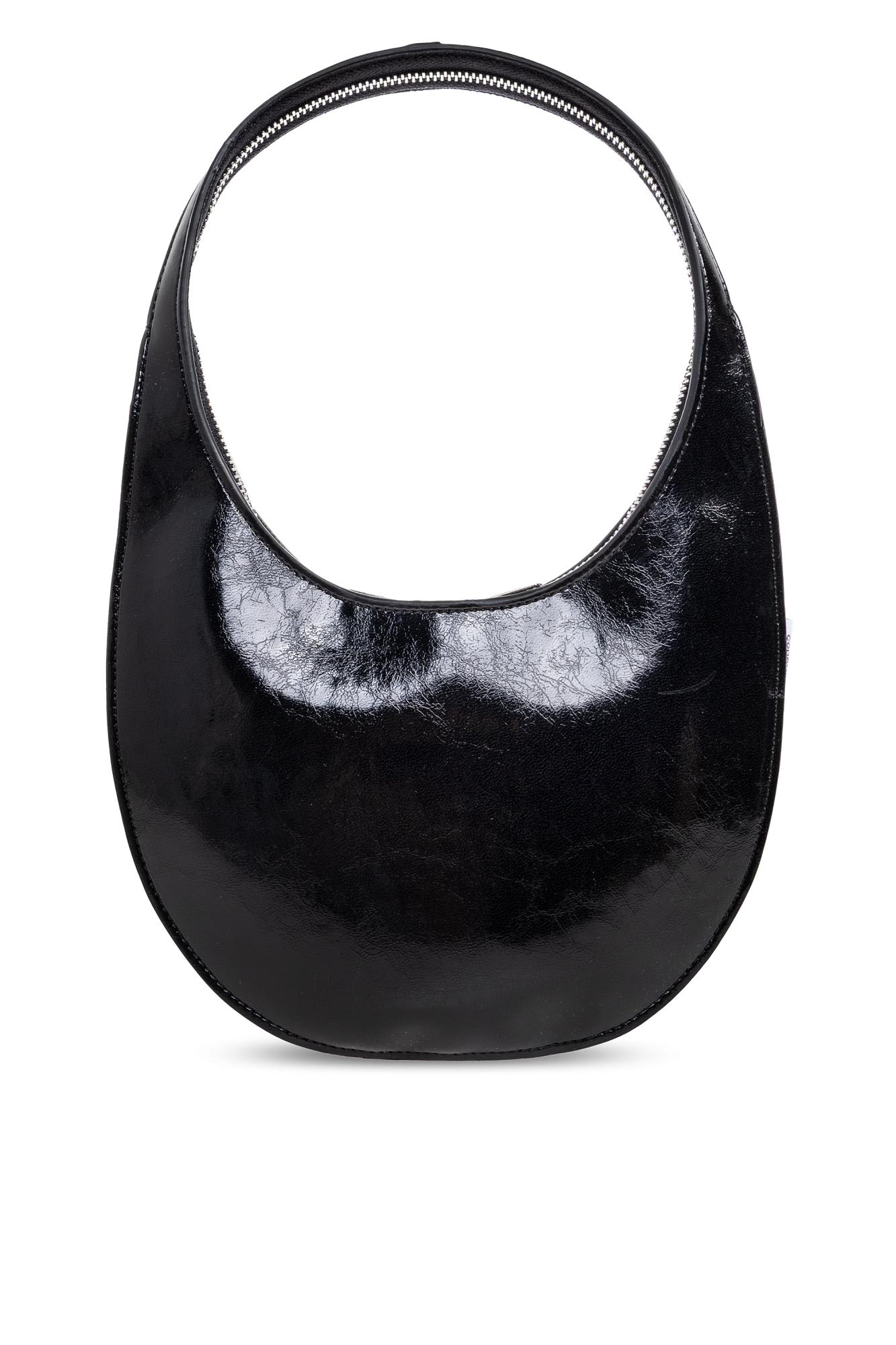Coperni Round Handle Tote Bag In Black