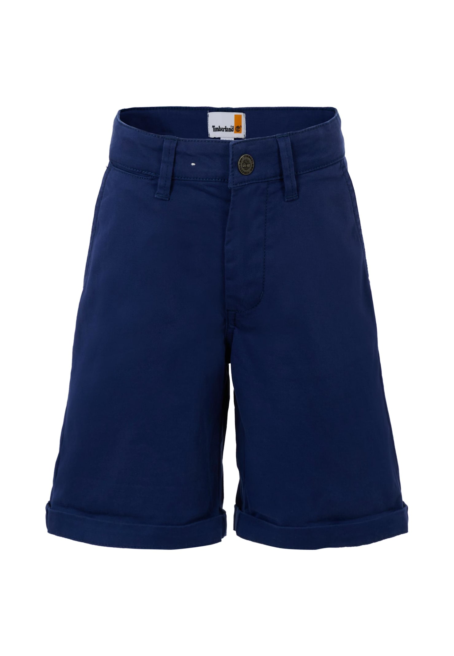 Timberland Blue Shorts For Boy With Logo In Blue