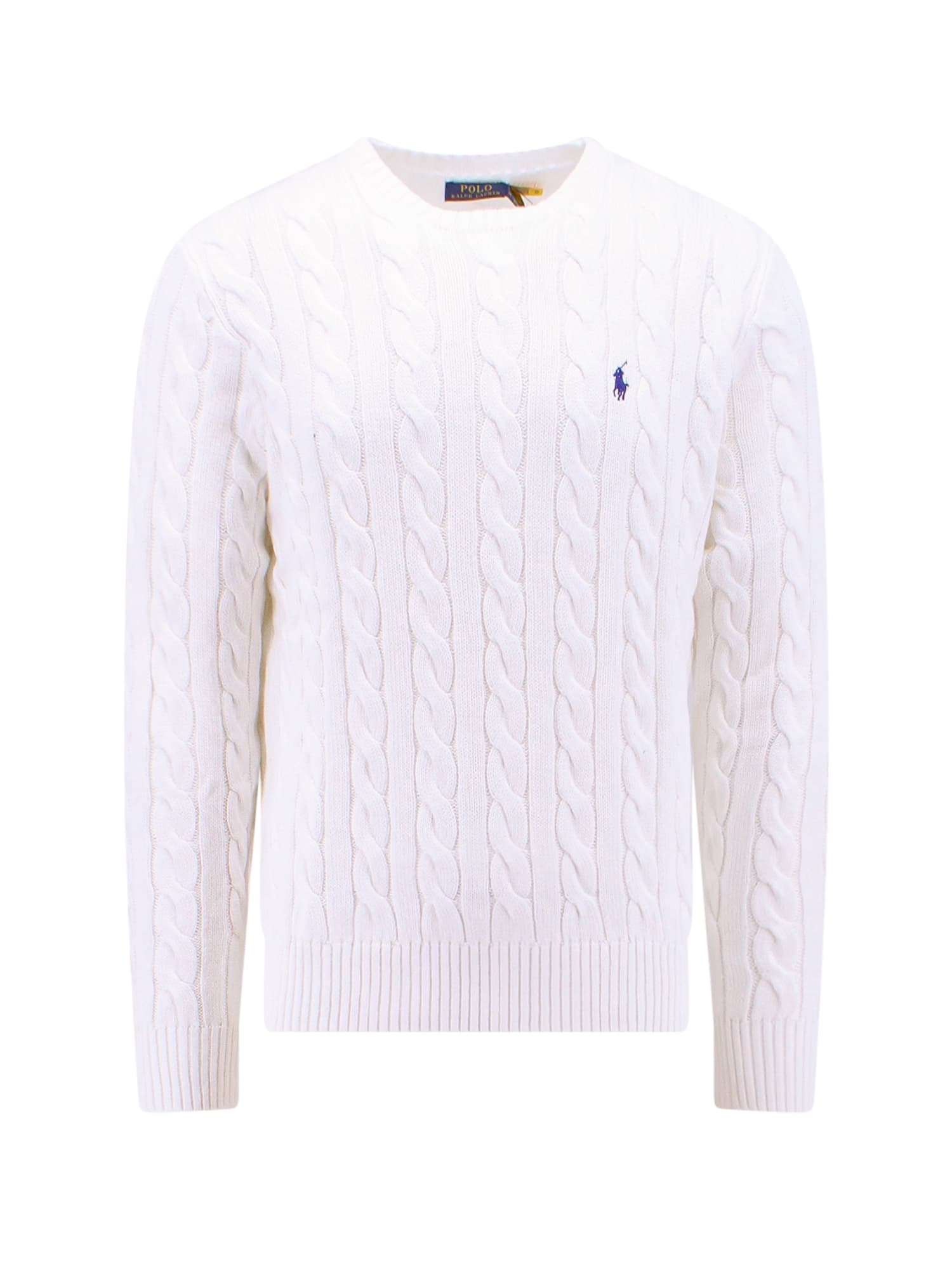 Shop Ralph Lauren Sweater In White