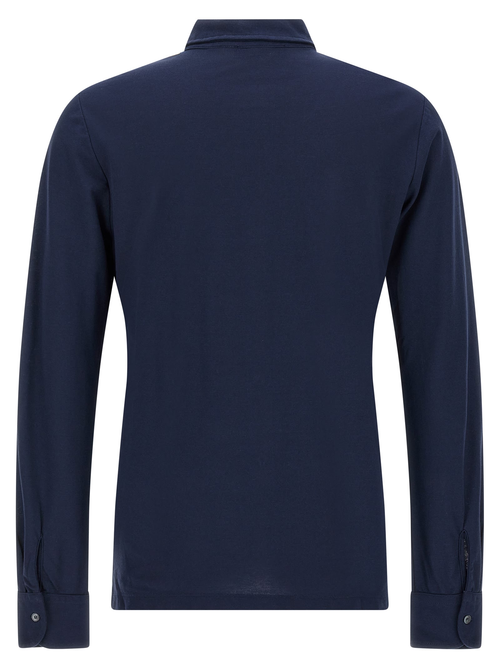Zanone Ice Cotton Shirt In Blue