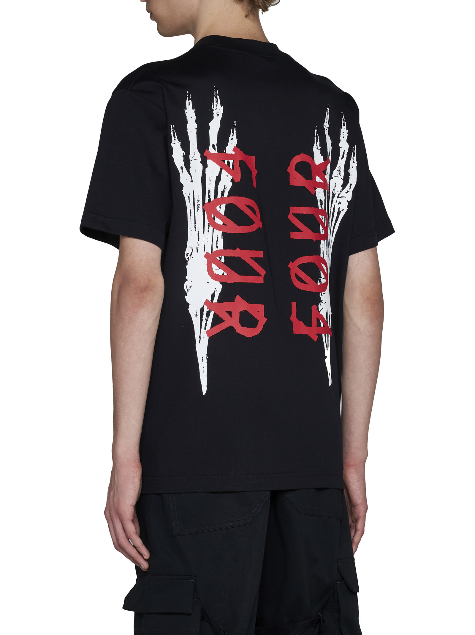 Shop 44 Label Group T-shirt In Black+forever Print