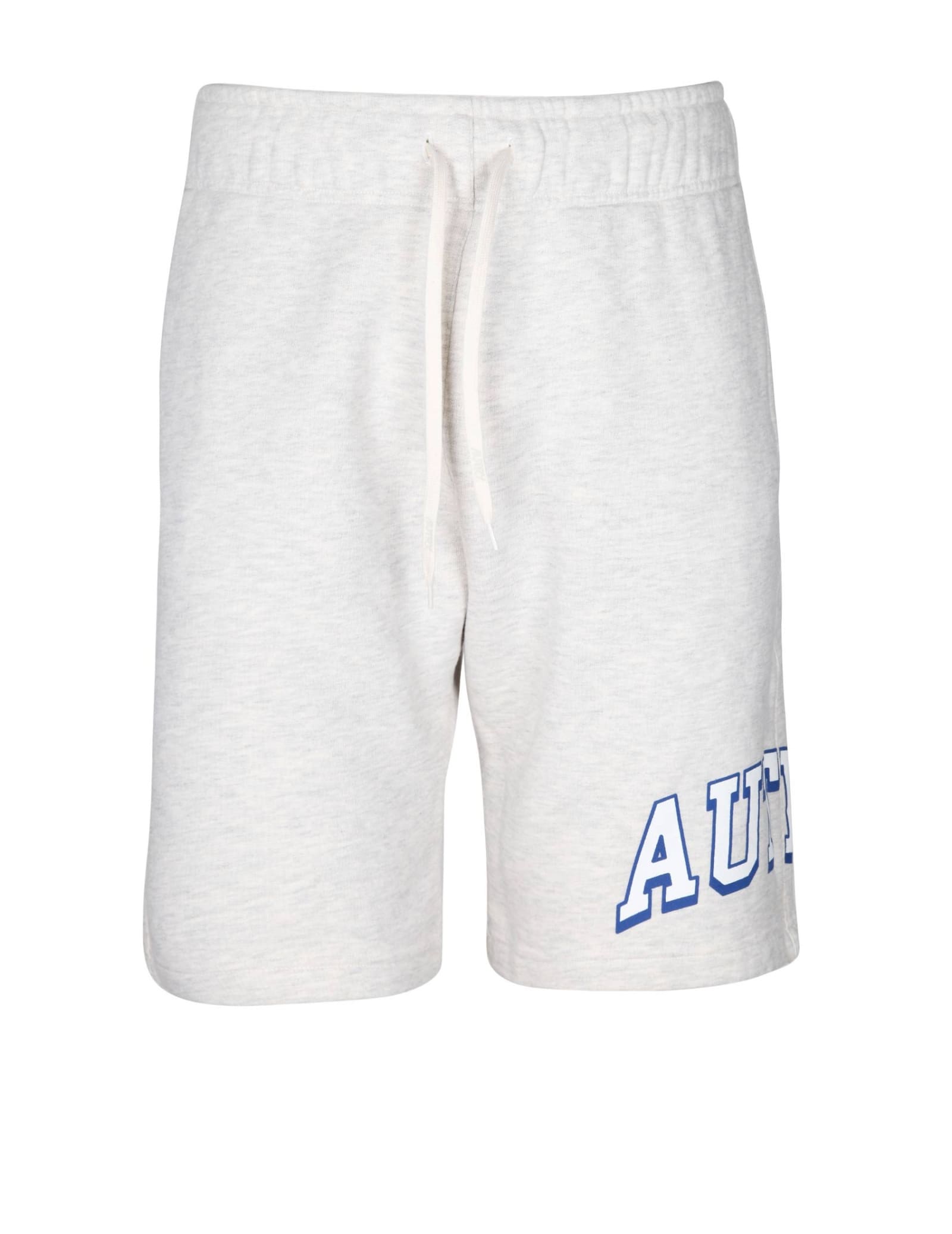 Shop Autry Shorts In Melange Gray Cotton Sweatshirt