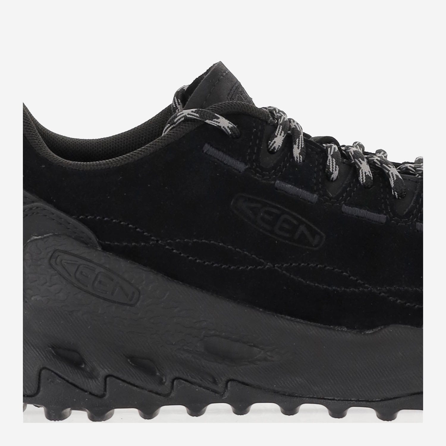 Keen Man Sneakers Black Size 9 Leather In Black