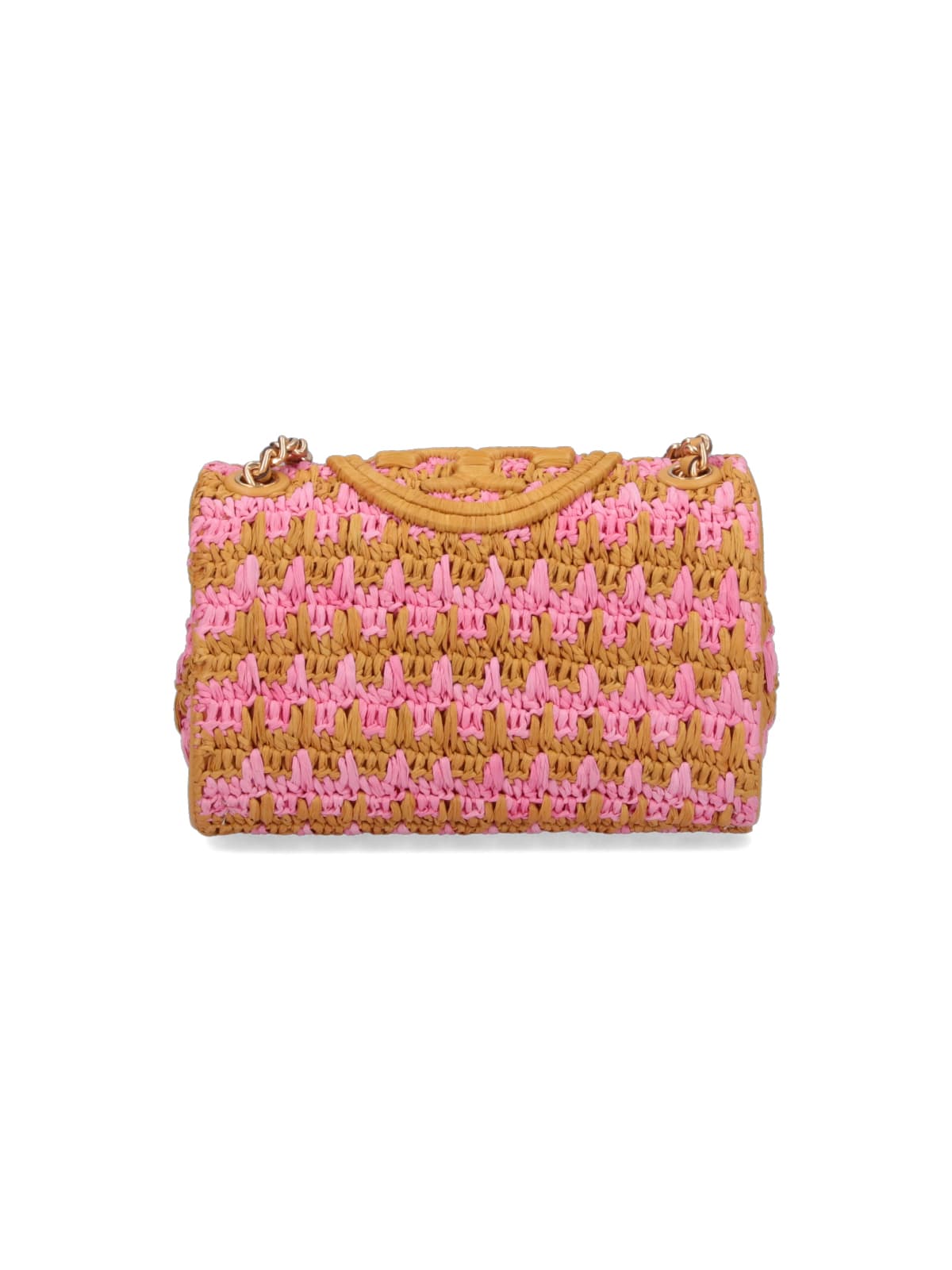 Shop Tory Burch Fleming Small Shoulder Bag In Pink