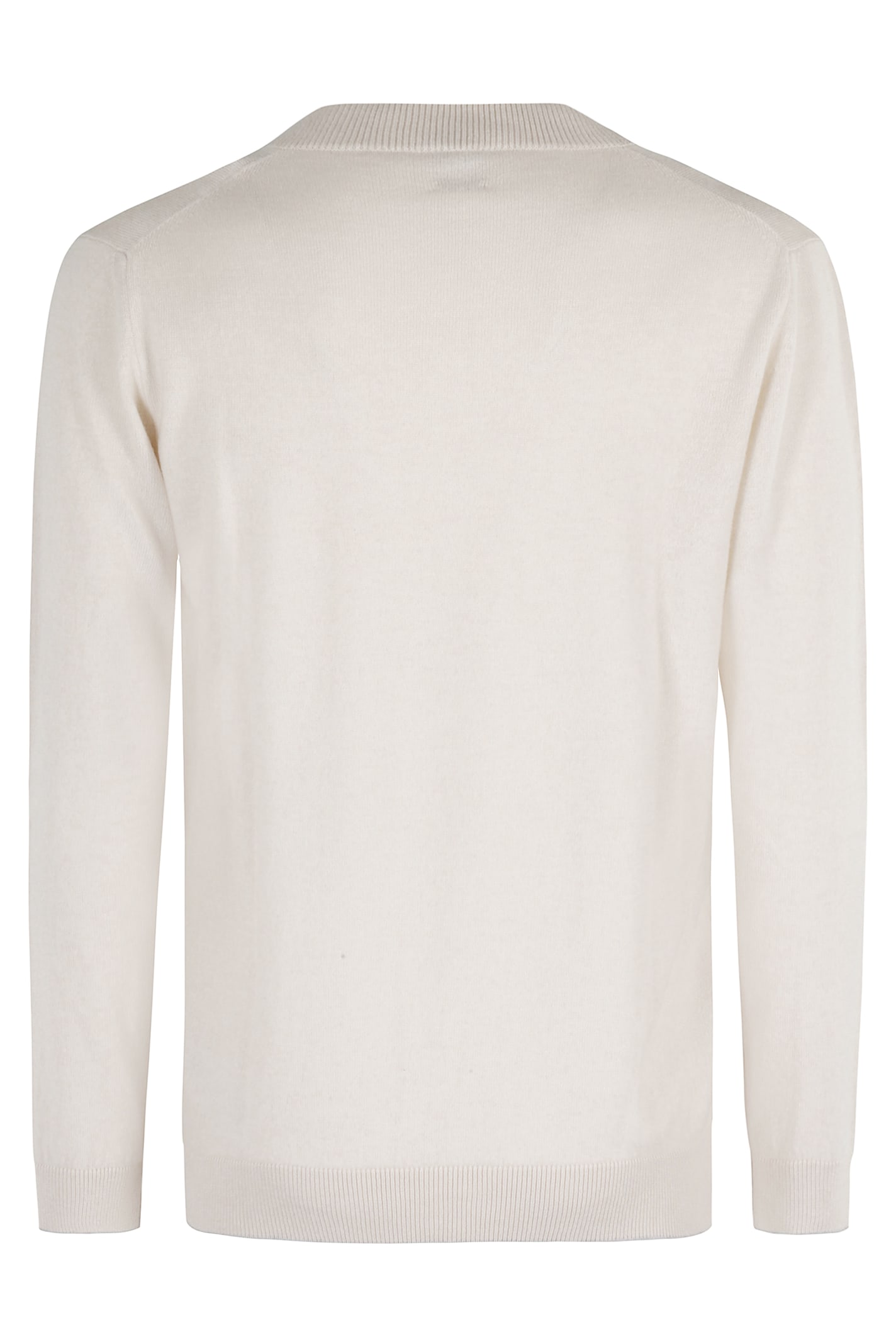 Eleventy Maglia Scollo V ml In White