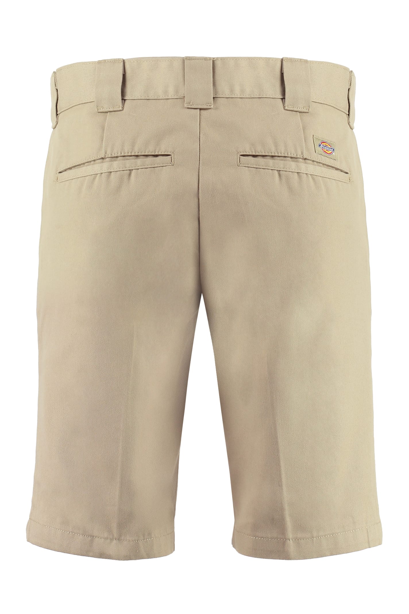 Shop Dickies Cotton Blend Shorts In Beige