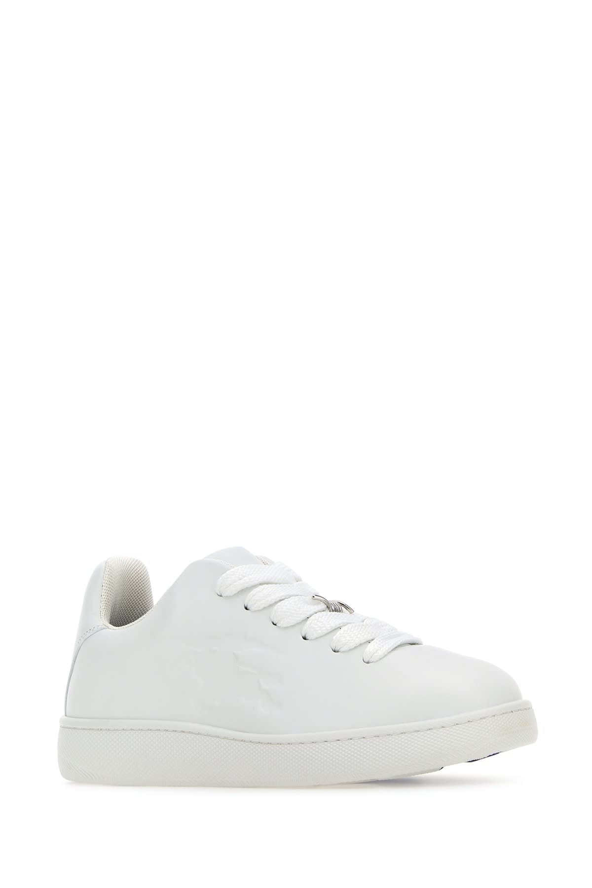 Shop Burberry Sneakers In White