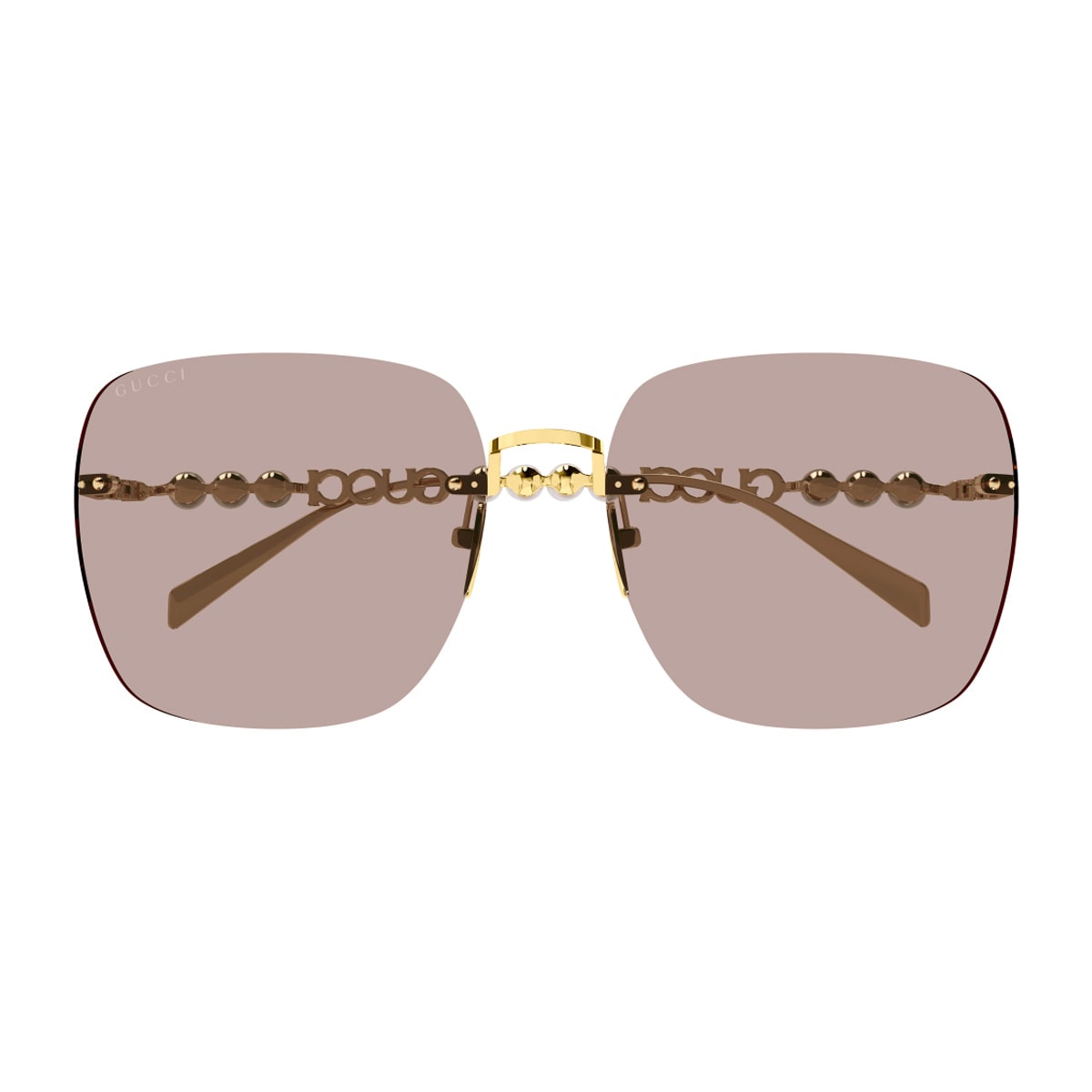 Gucci Gg1923sa Linea Name Of Brand 004 Gold Pink Sunglasses