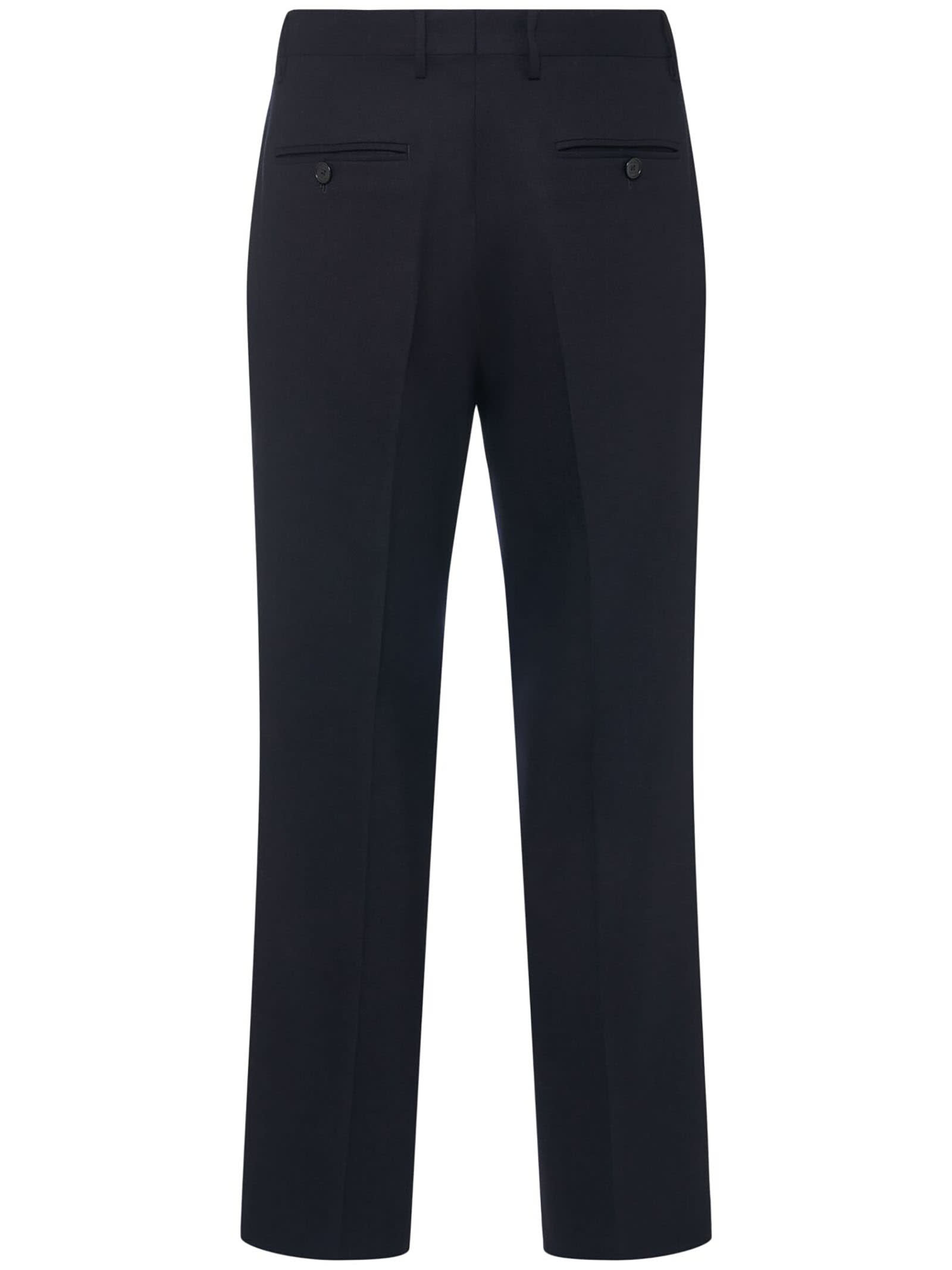 Shop Etro Trousers Blue