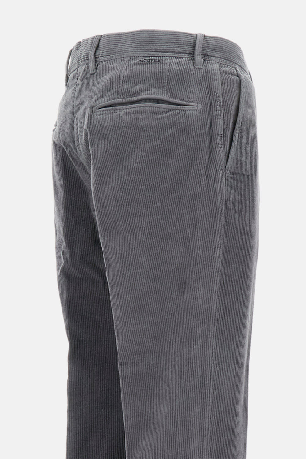 Incotex Velvet Trousers In Gray