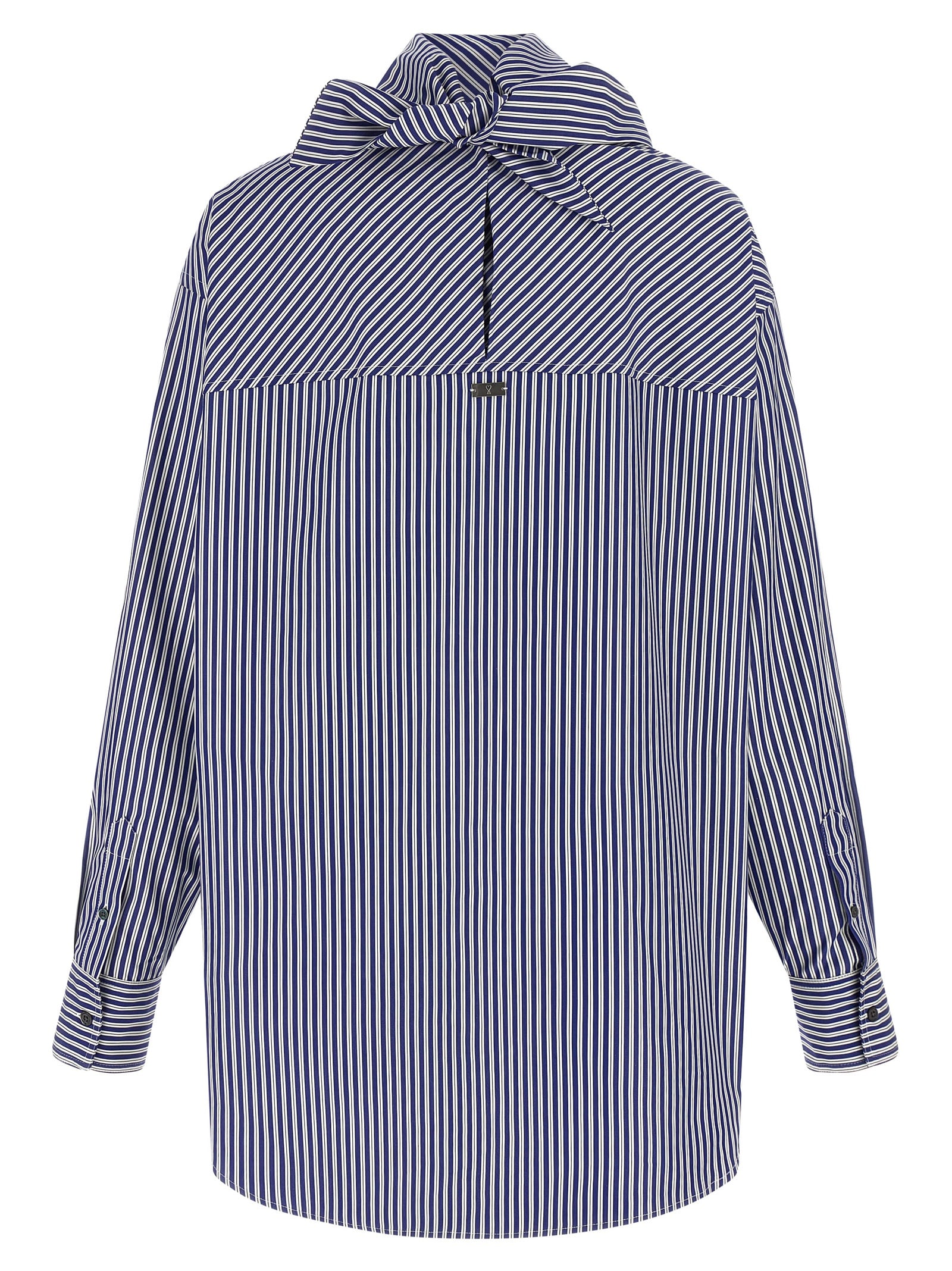 Ami Alexandre Mattiussi Dress Ami Paris Woman Color Gnawed Blue In Blue