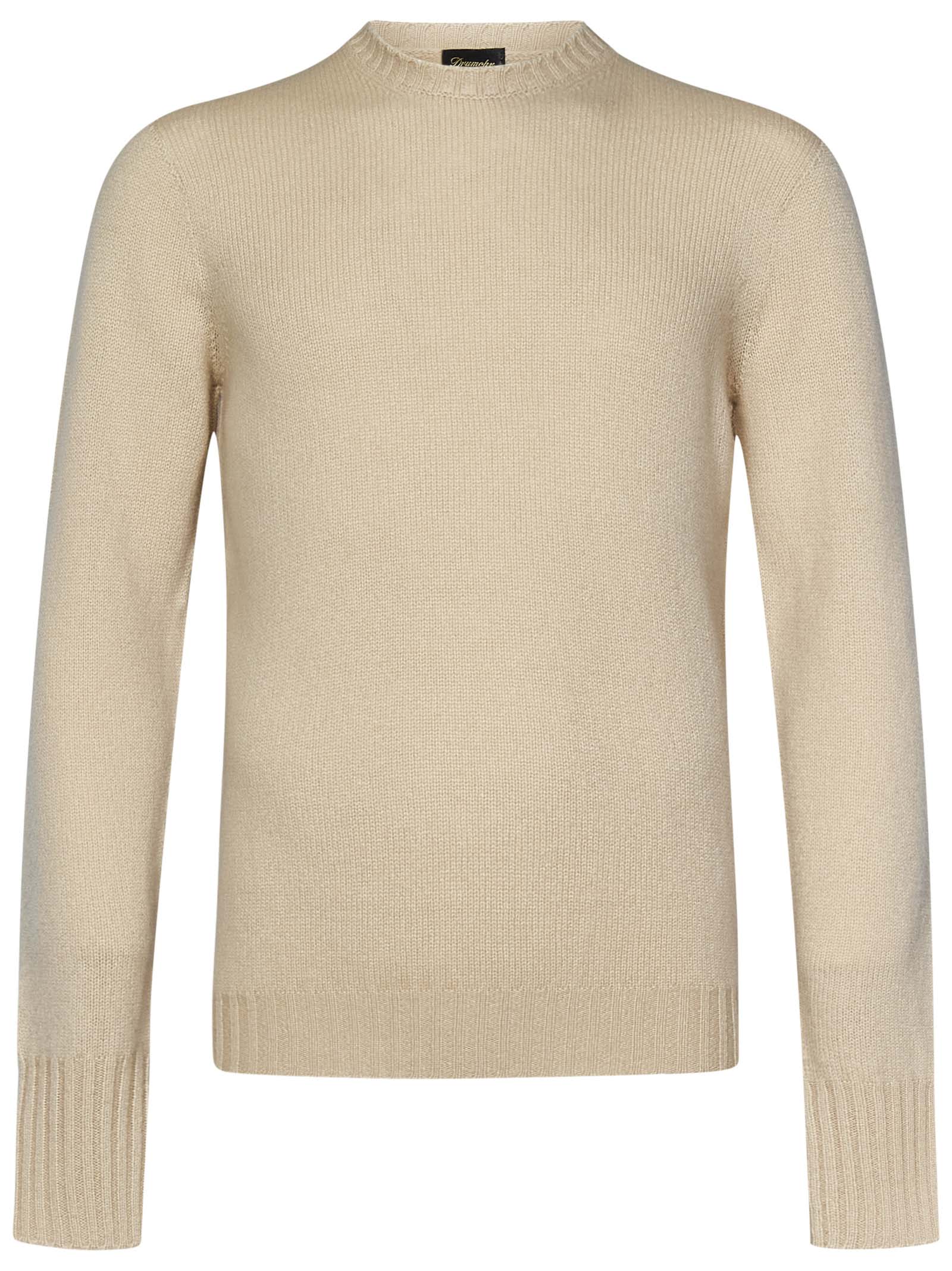 Shop Drumohr Sweater In Beige