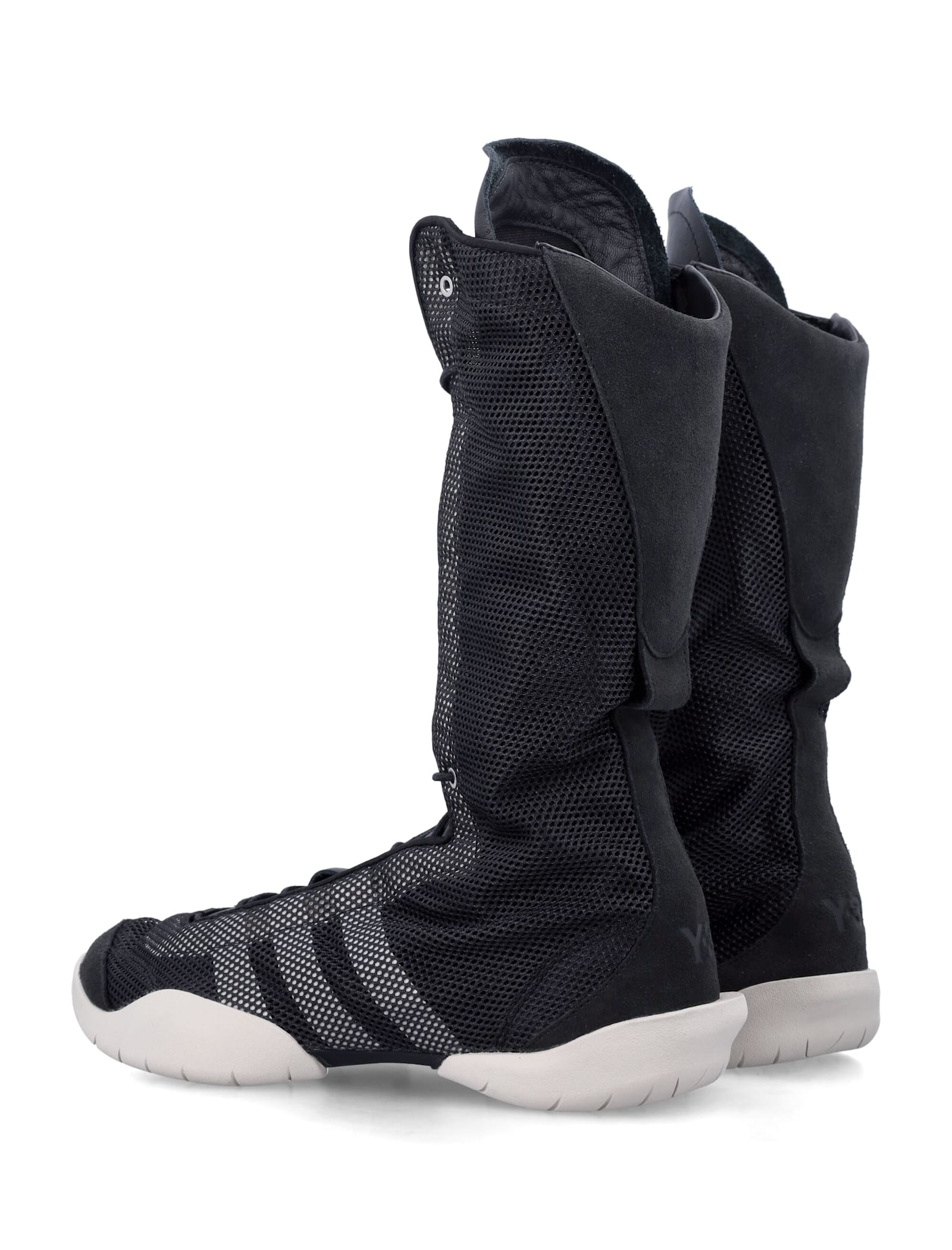 Y-3 Black Regu Sneakers In Black
