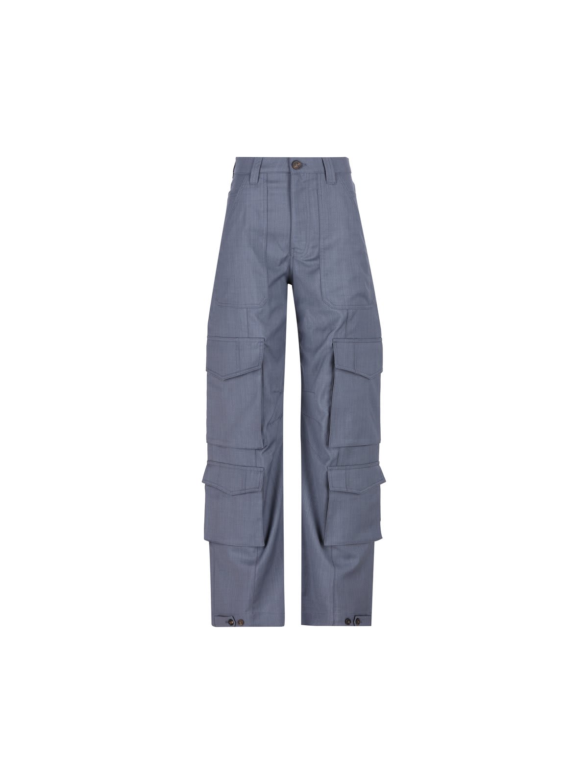 Straight-leg Cargo Trousers