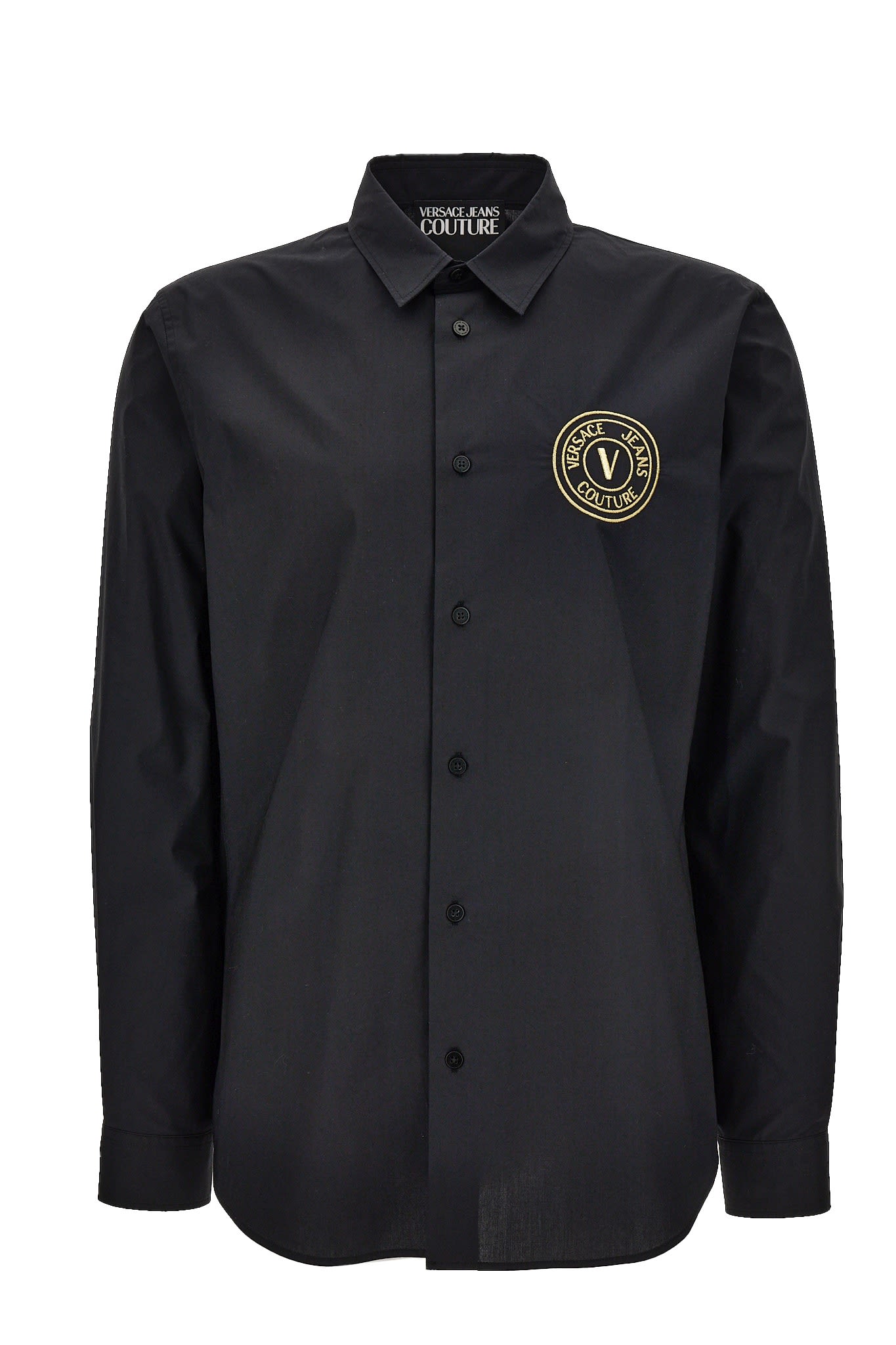 Shop Versace Jeans Couture Mens Shirt In Black