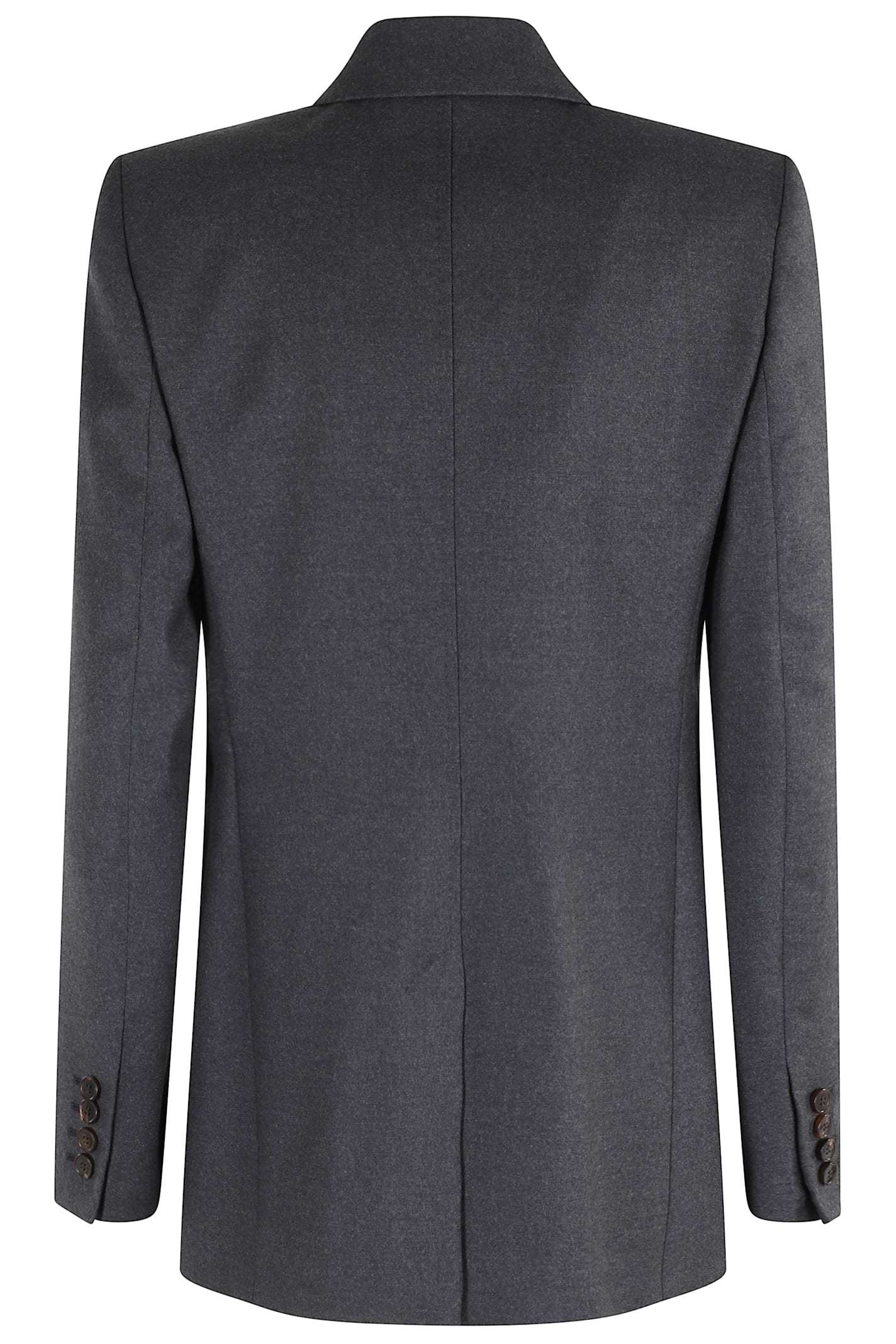 Max Mara Dark Grey Bolsena Blazer In Blue