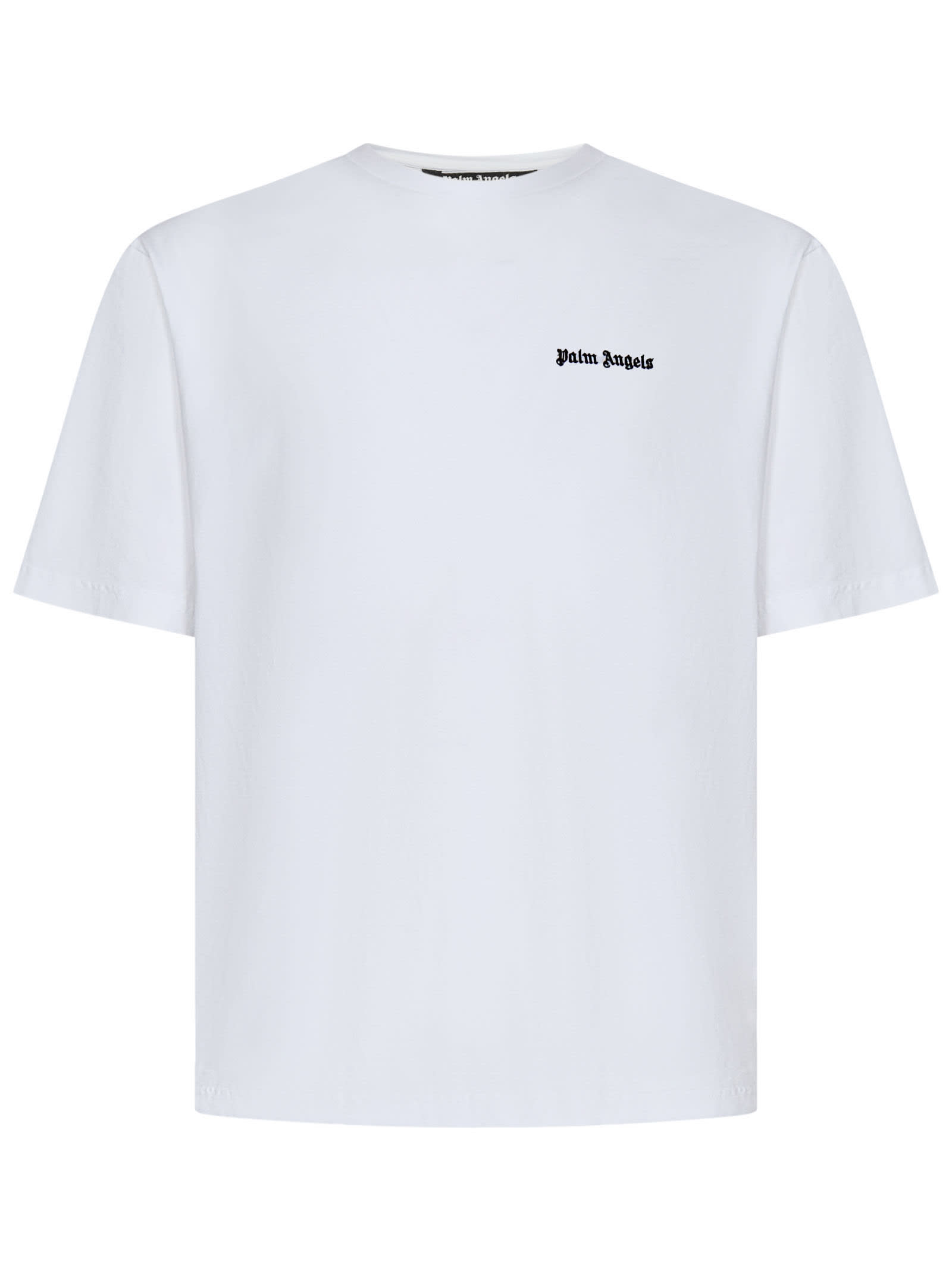 PALM ANGELS EMBROIDERED LOGO T-SHIRT