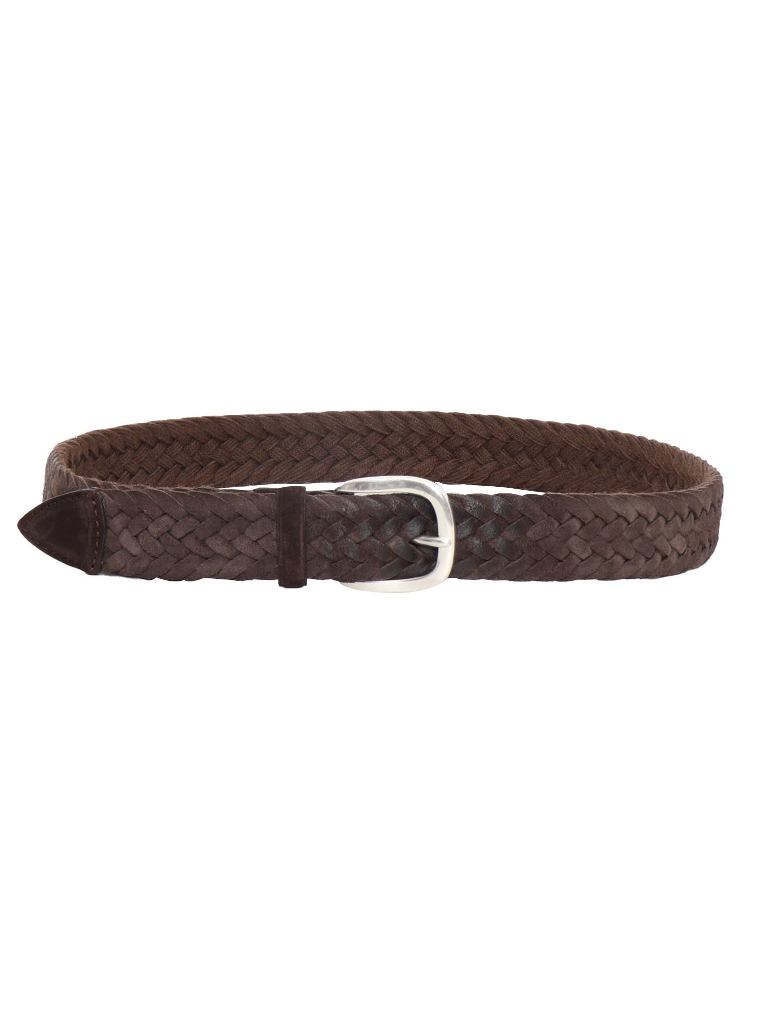 Shop Orciani Belt In Brown