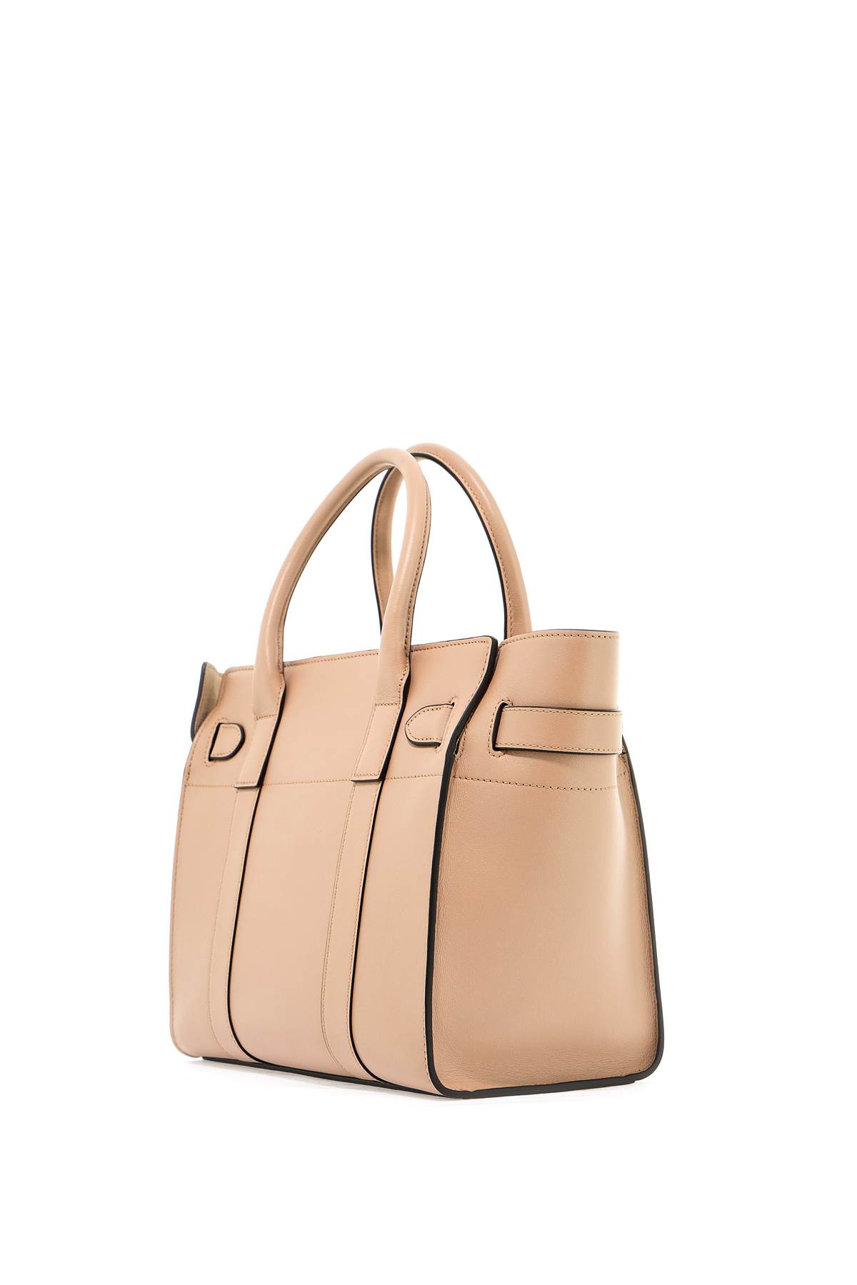 Shop Mulberry Zipped Bayswater Handbag In Maple (beige)