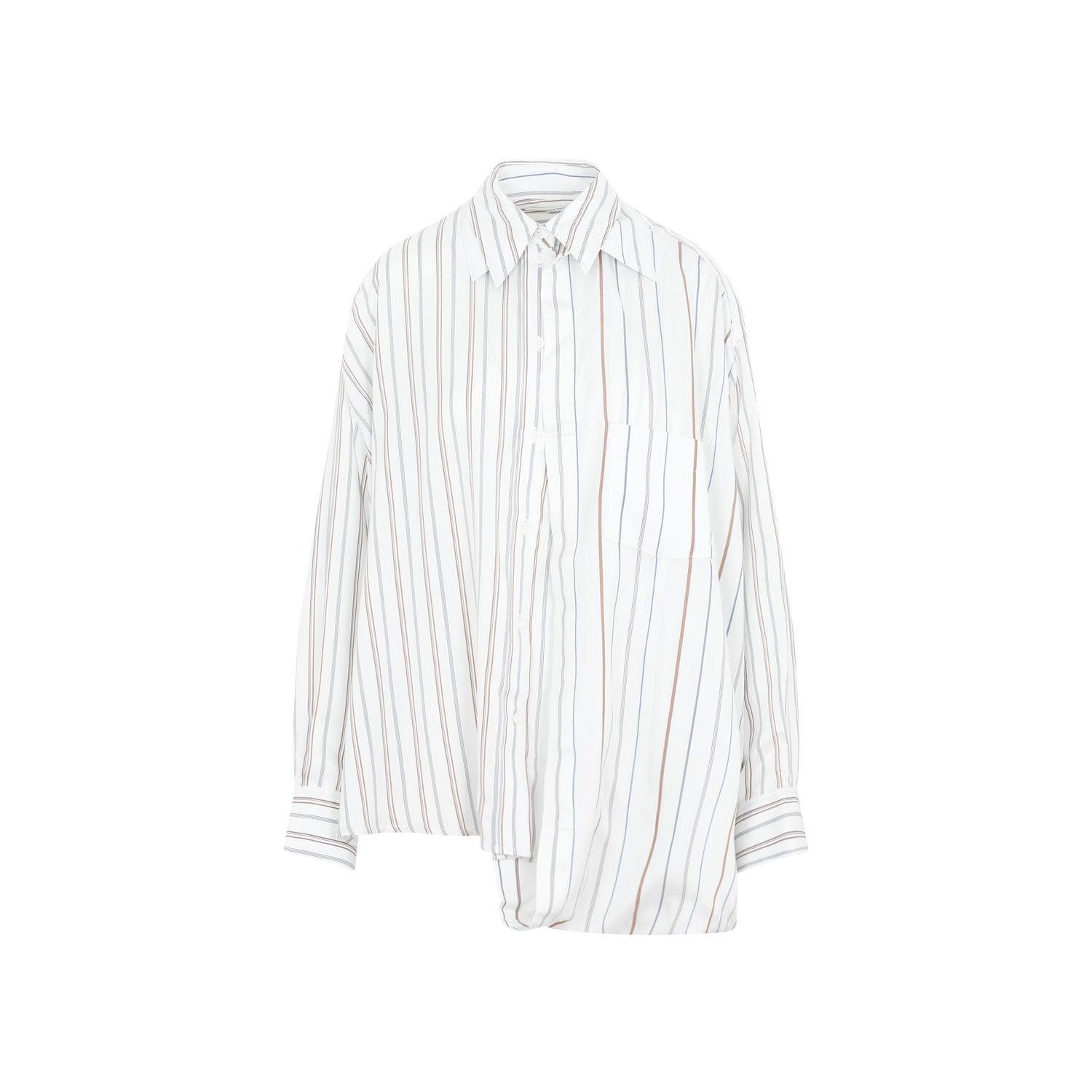 Shop Victoria Beckham Double Layer Blouse In Peppermint