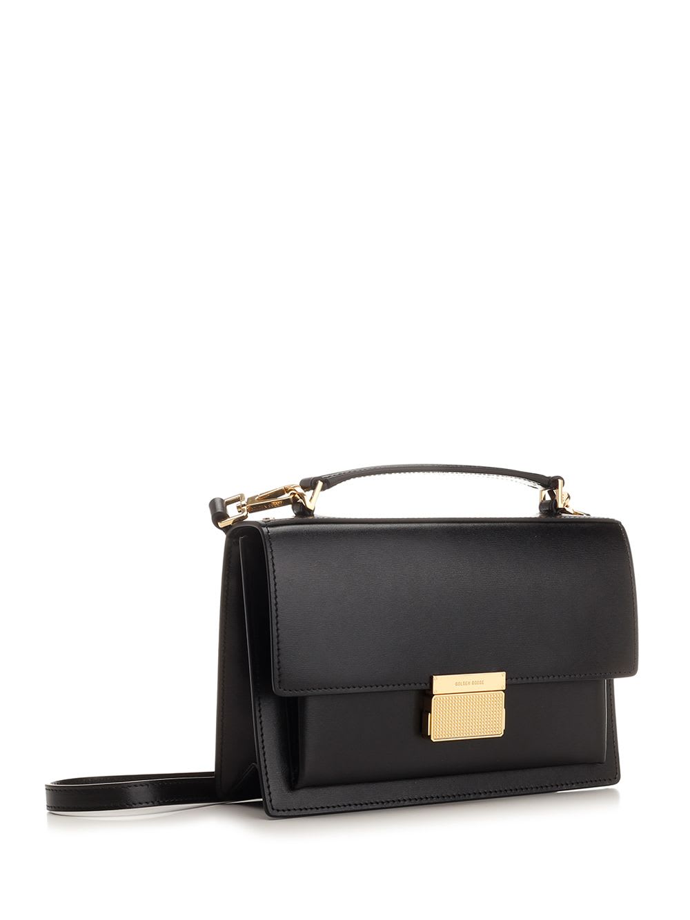 Shop Golden Goose Venezia Handbag In Black