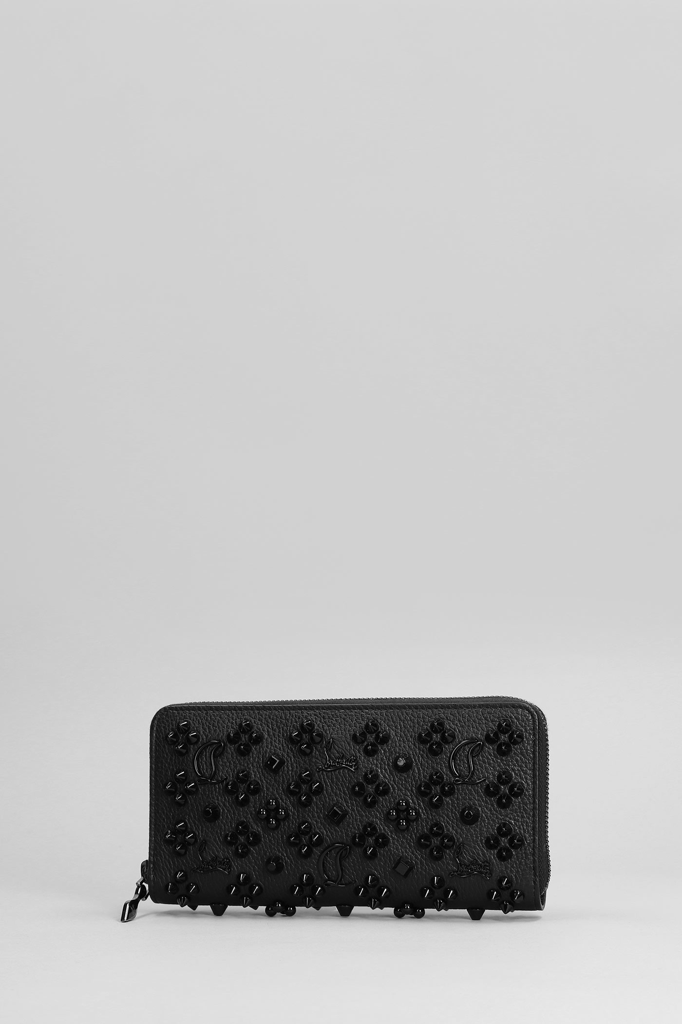Panettone Medium Leather Wallet in Black - Christian Louboutin