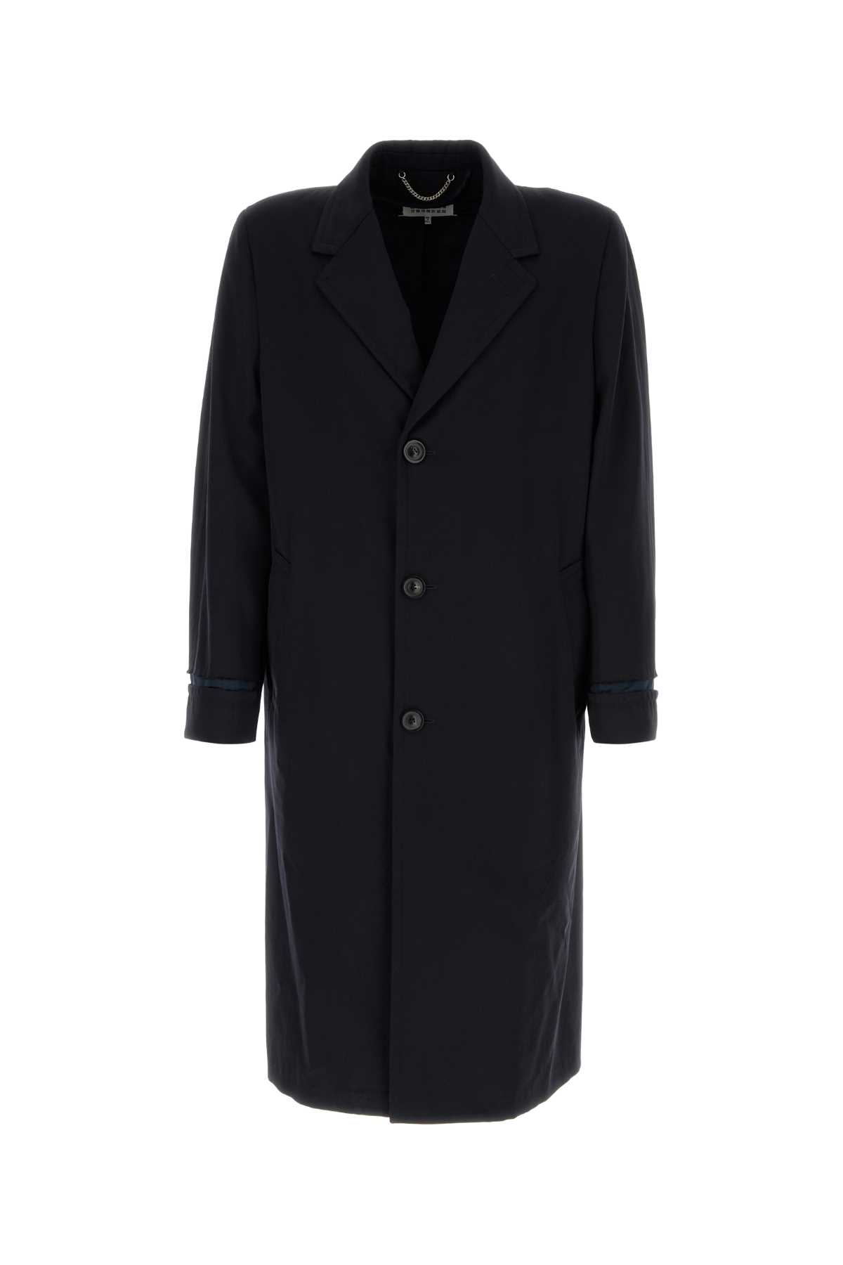 Maison Margiela Midnight Blue Wool Coat