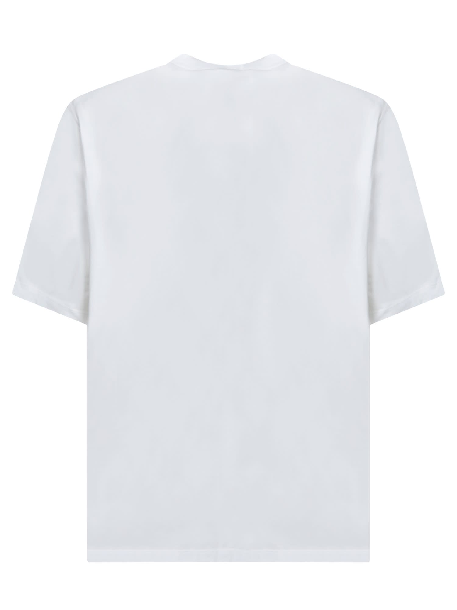 Shop Dsquared2 Micro Logo White T-shirt