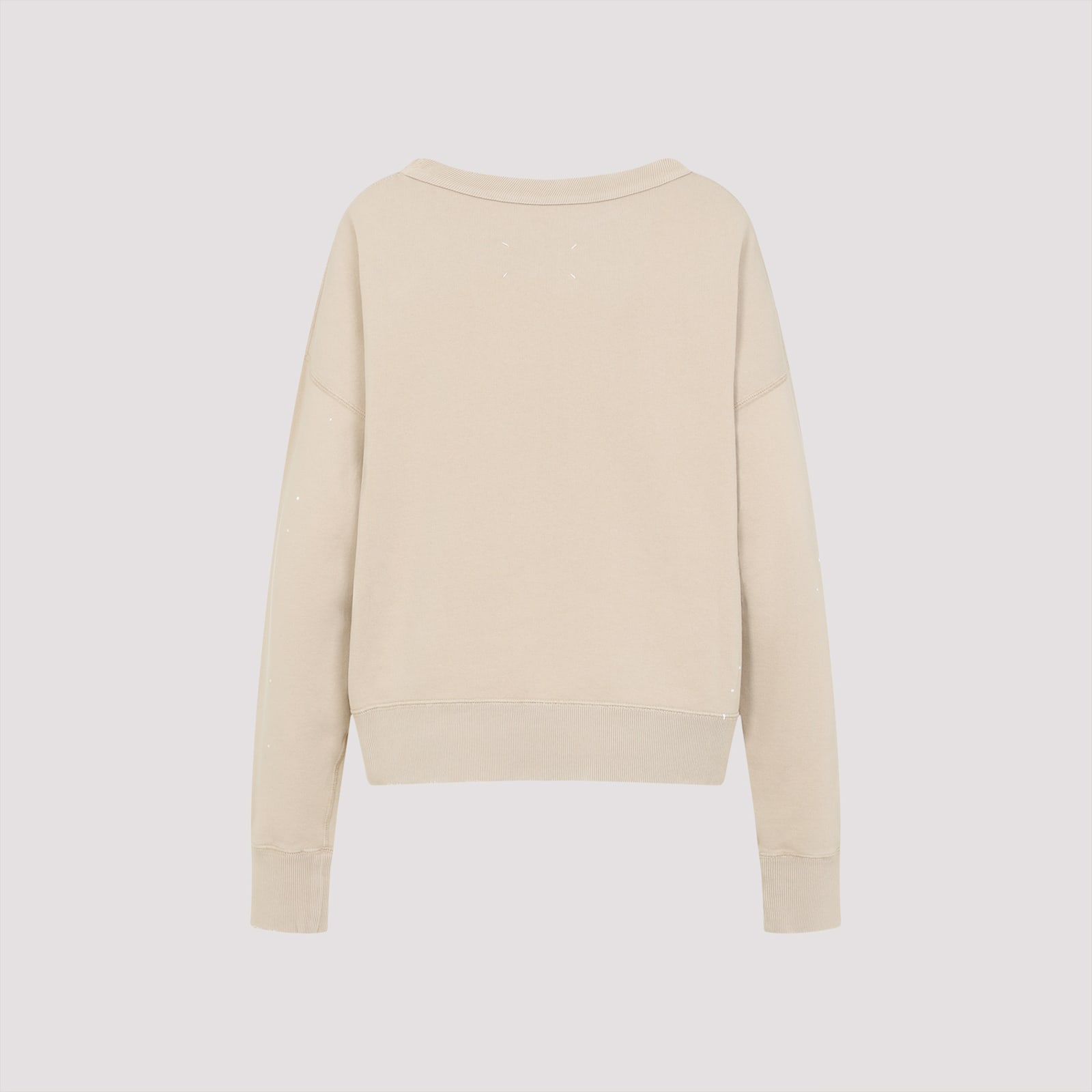 Shop Maison Margiela Cotton Sweatshirt