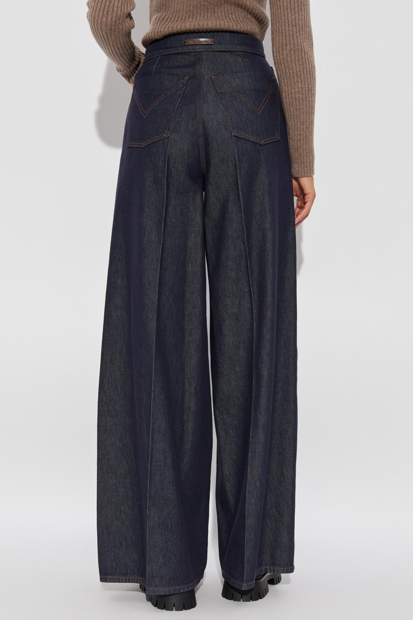 Max Mara Jeans Carmine In Blue