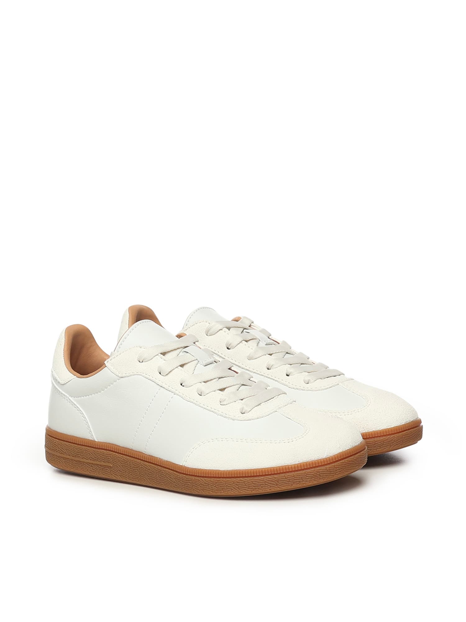 Max Mara Rotating Sneakers In White