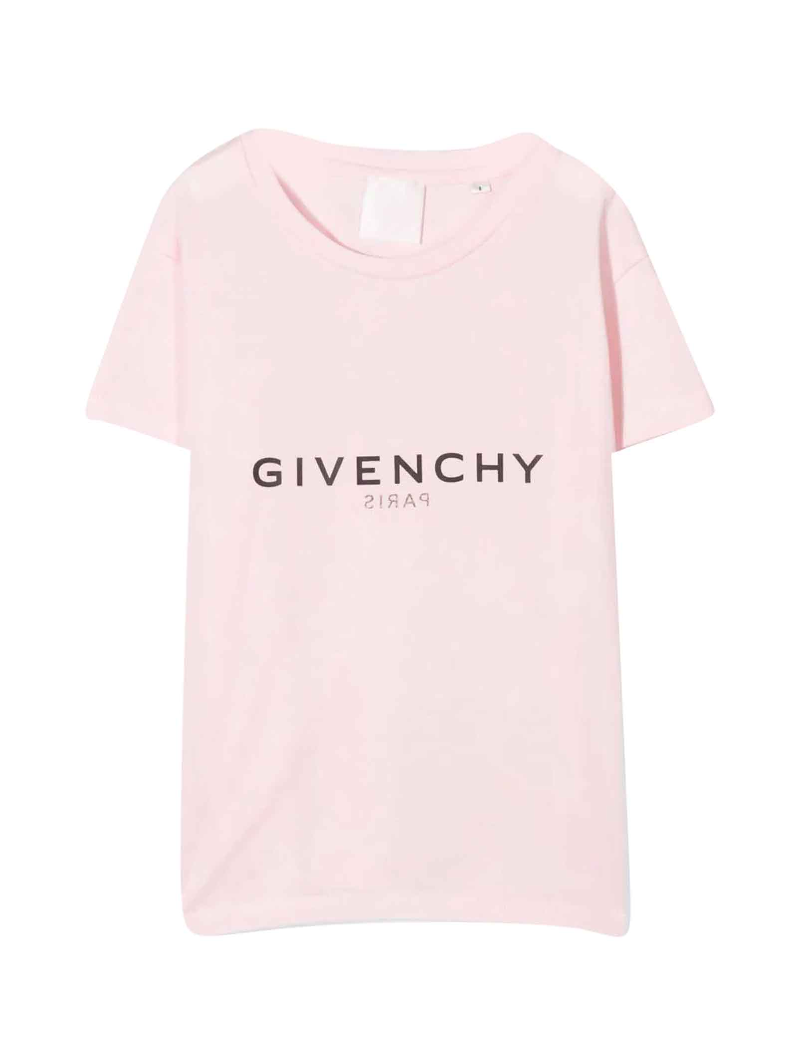 Givenchy Pink Girl T-shirt With Print