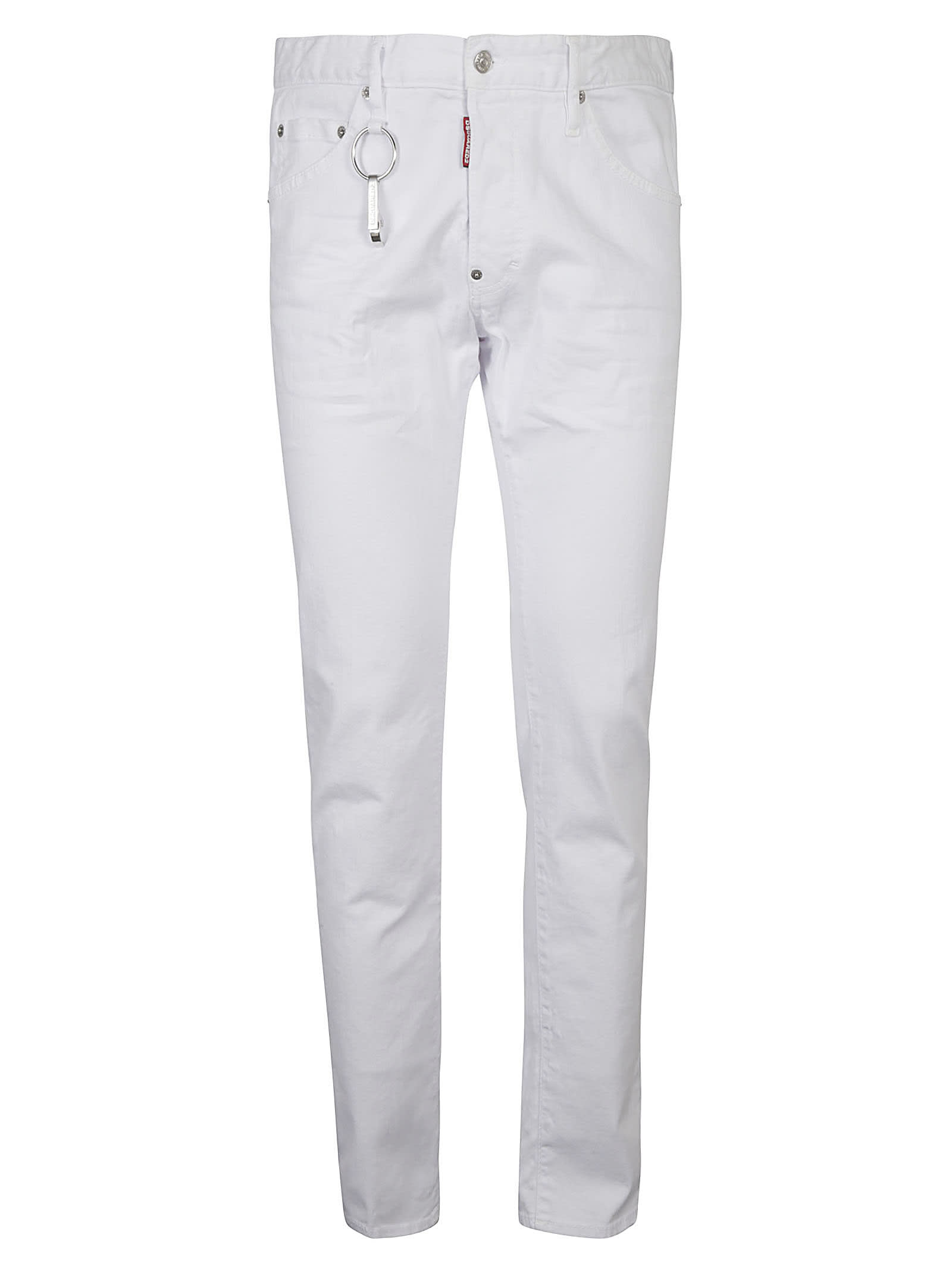 Dsquared2 Straight Jeans In White