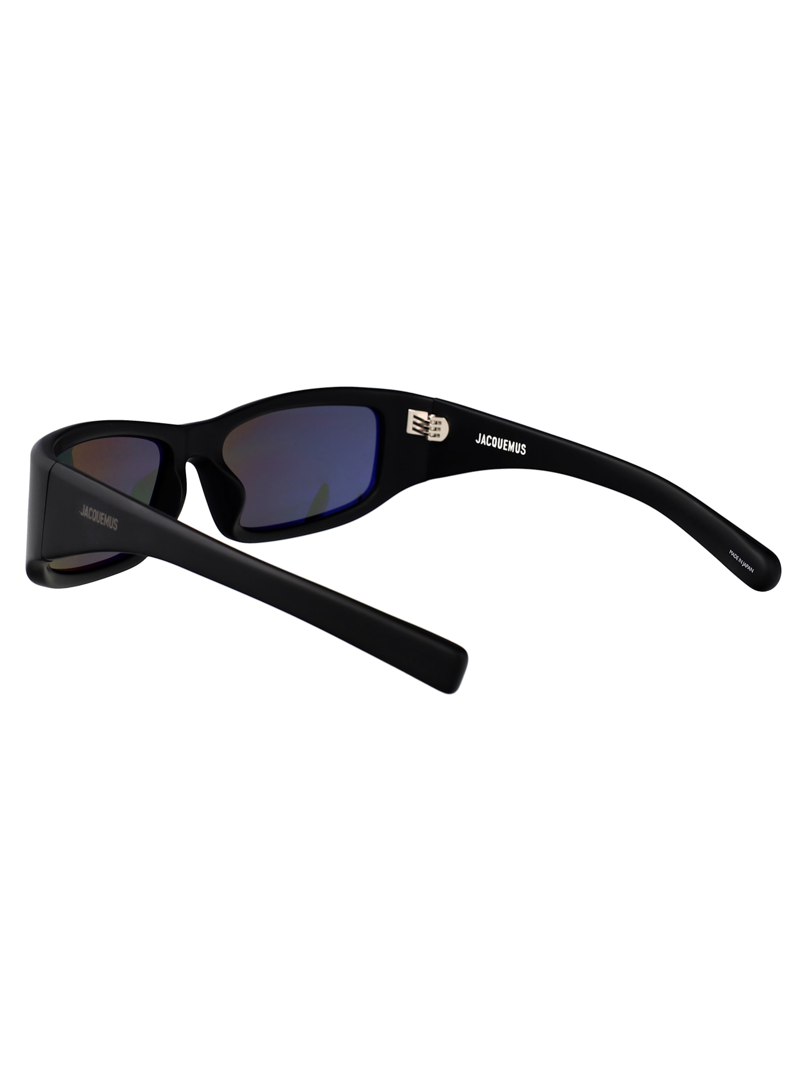 Jacquemus Aero Sunglasses In Black
