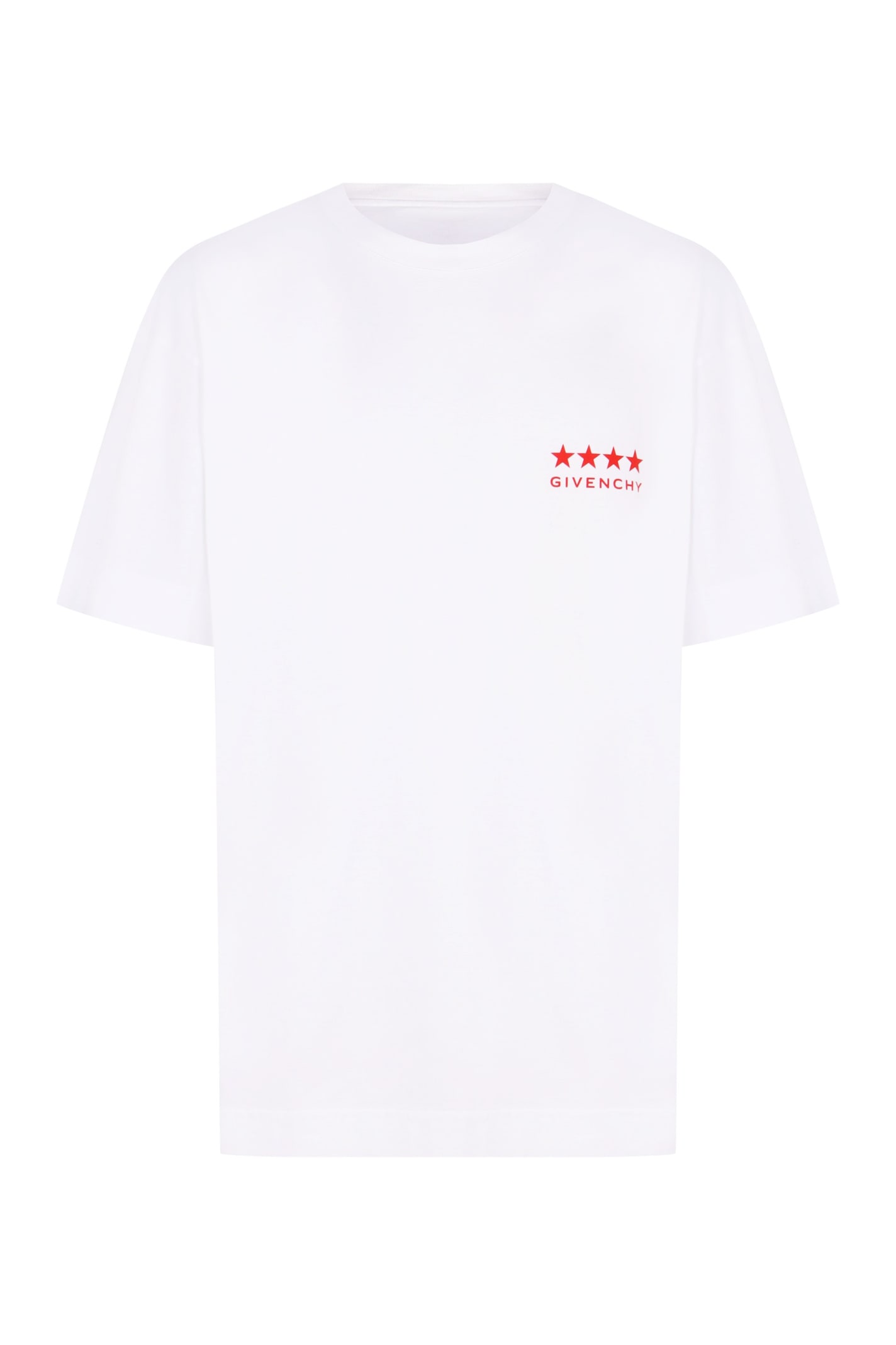 Givenchy Logo Cotton T-shirt In White