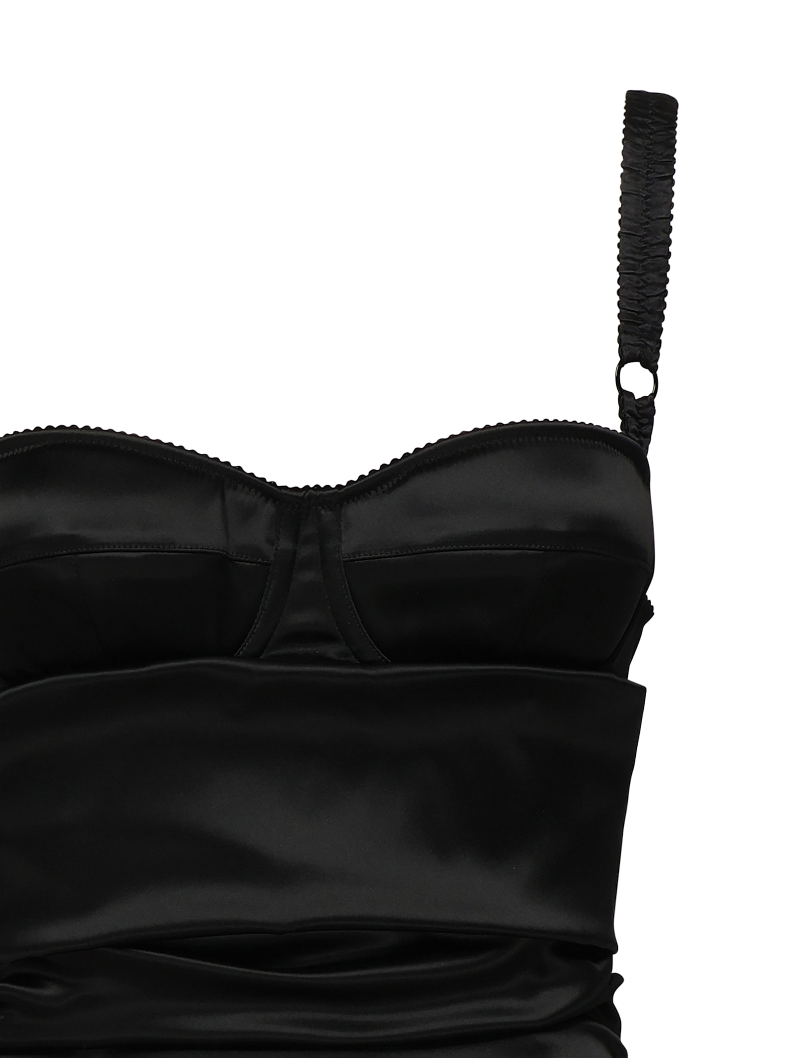Dolce & Gabbana Silk Blend Dress Spaghetti Straps