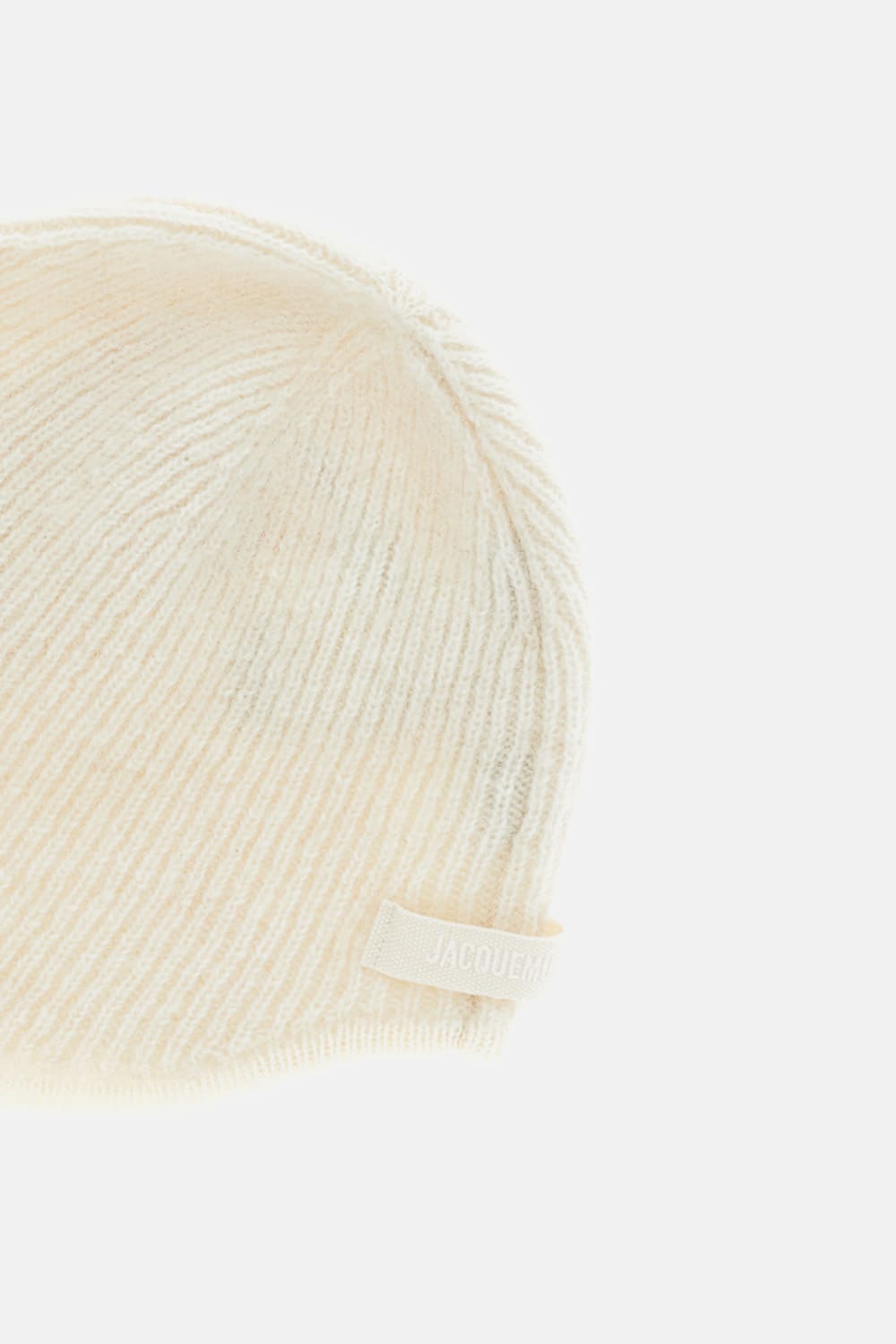 Jacquemus Gros Grain Alpaca-blend Hood In Neutral