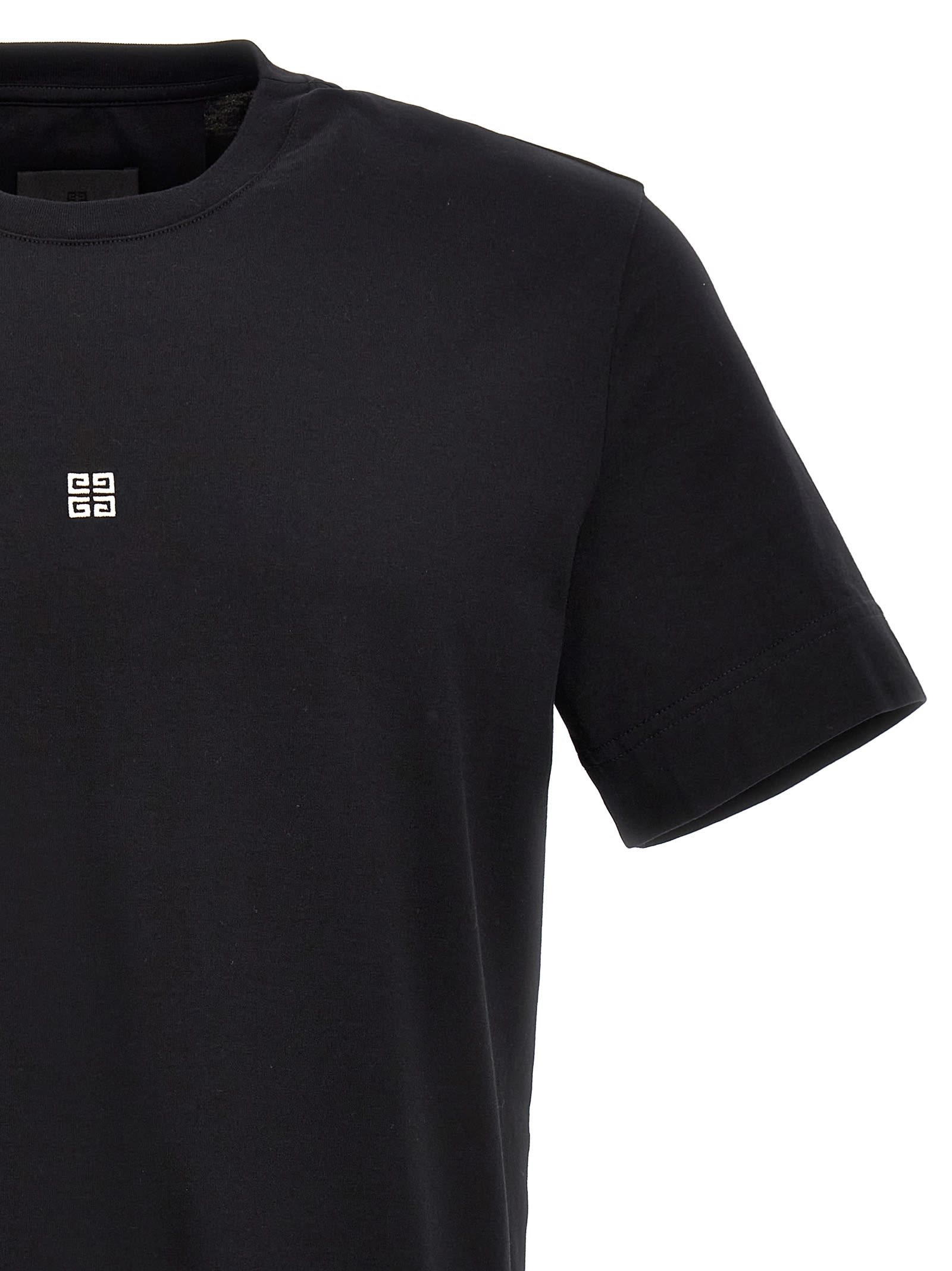 GIVENCHY EMBROIDERED LOGO T-SHIRT