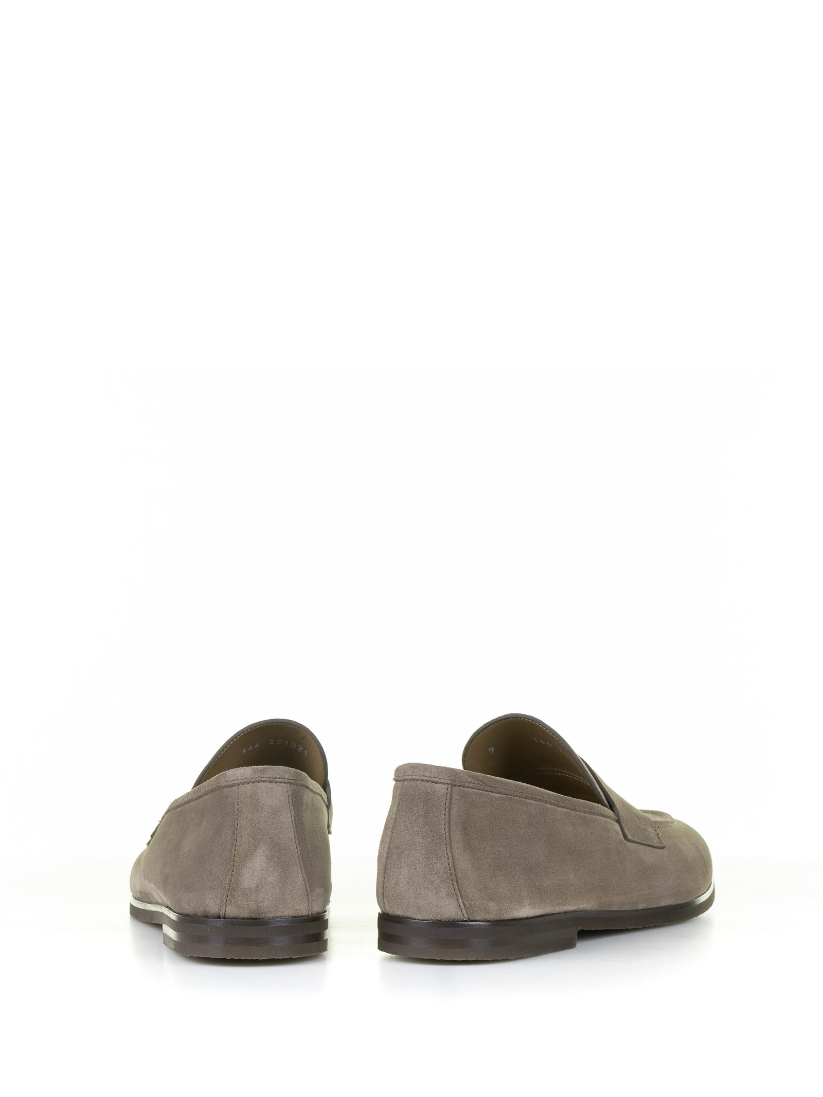 Shop Barrett Taupe Suede Moccasin In T.moro