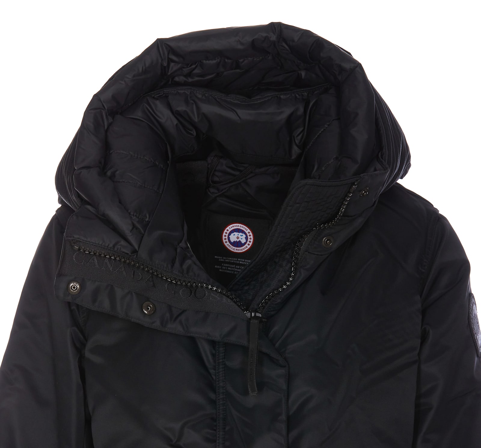 Shop Canada Goose Mckenne Down Jacket In Black