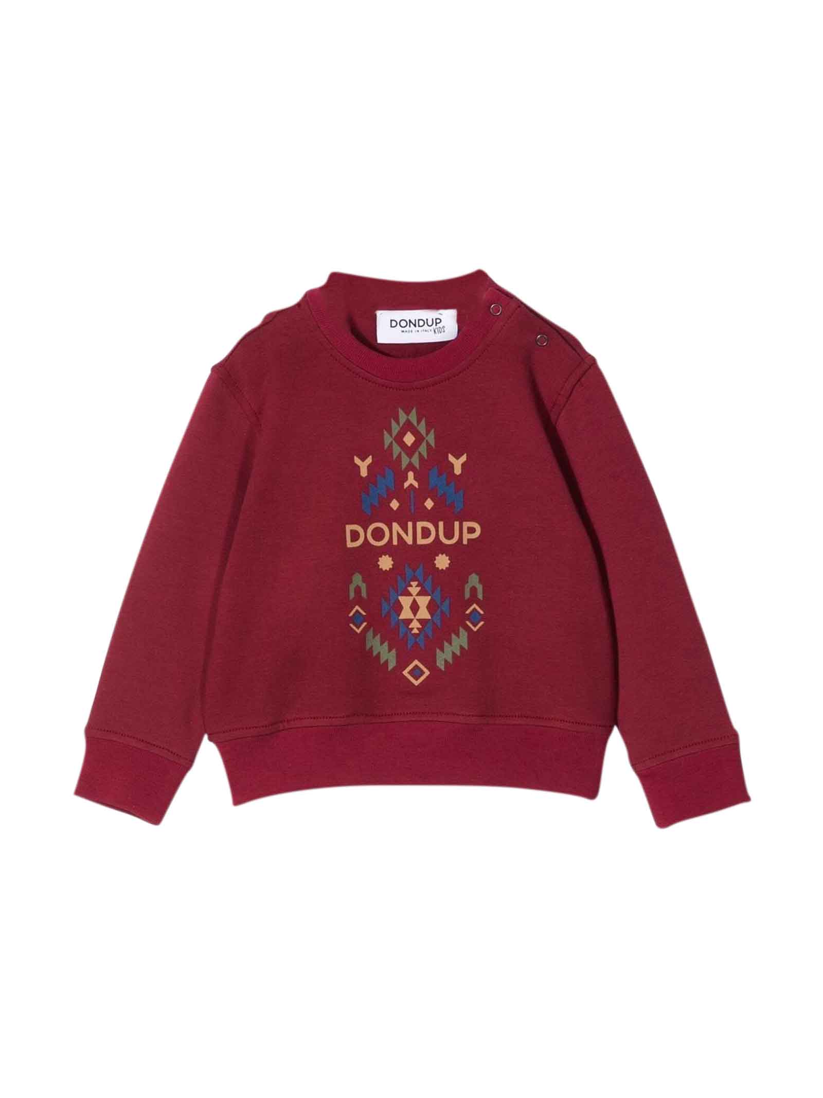 Dondup Burgundy Sweatshirt