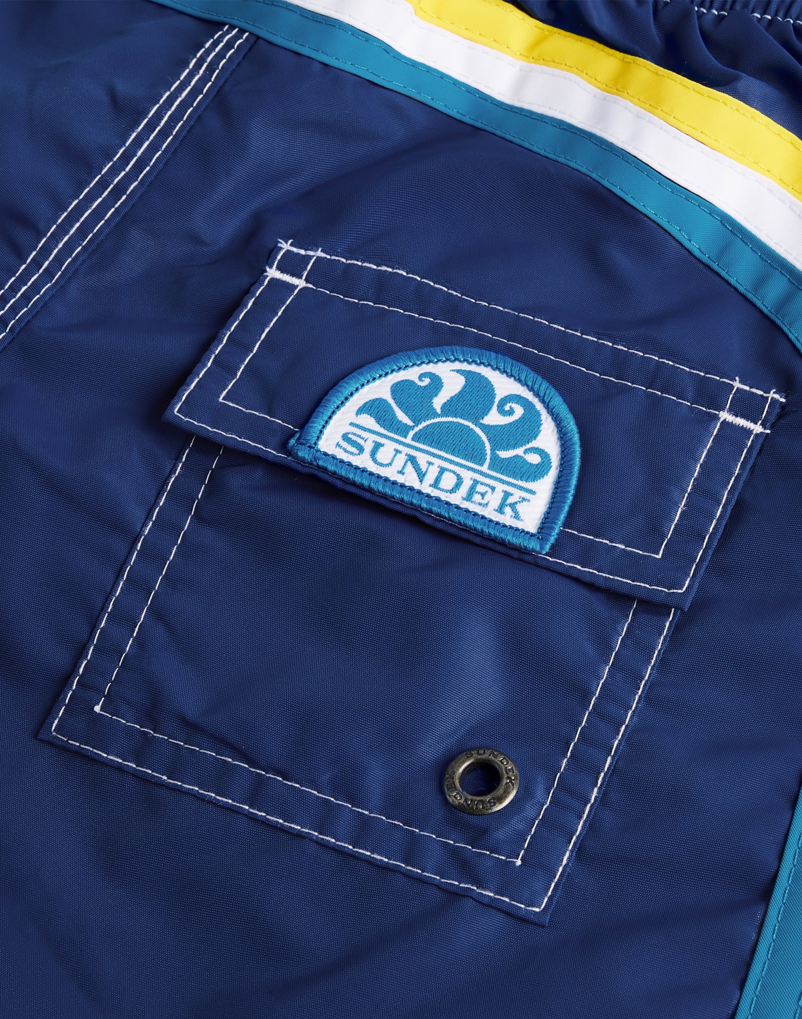 Shop Sundek Costume Con Stampa In Blue