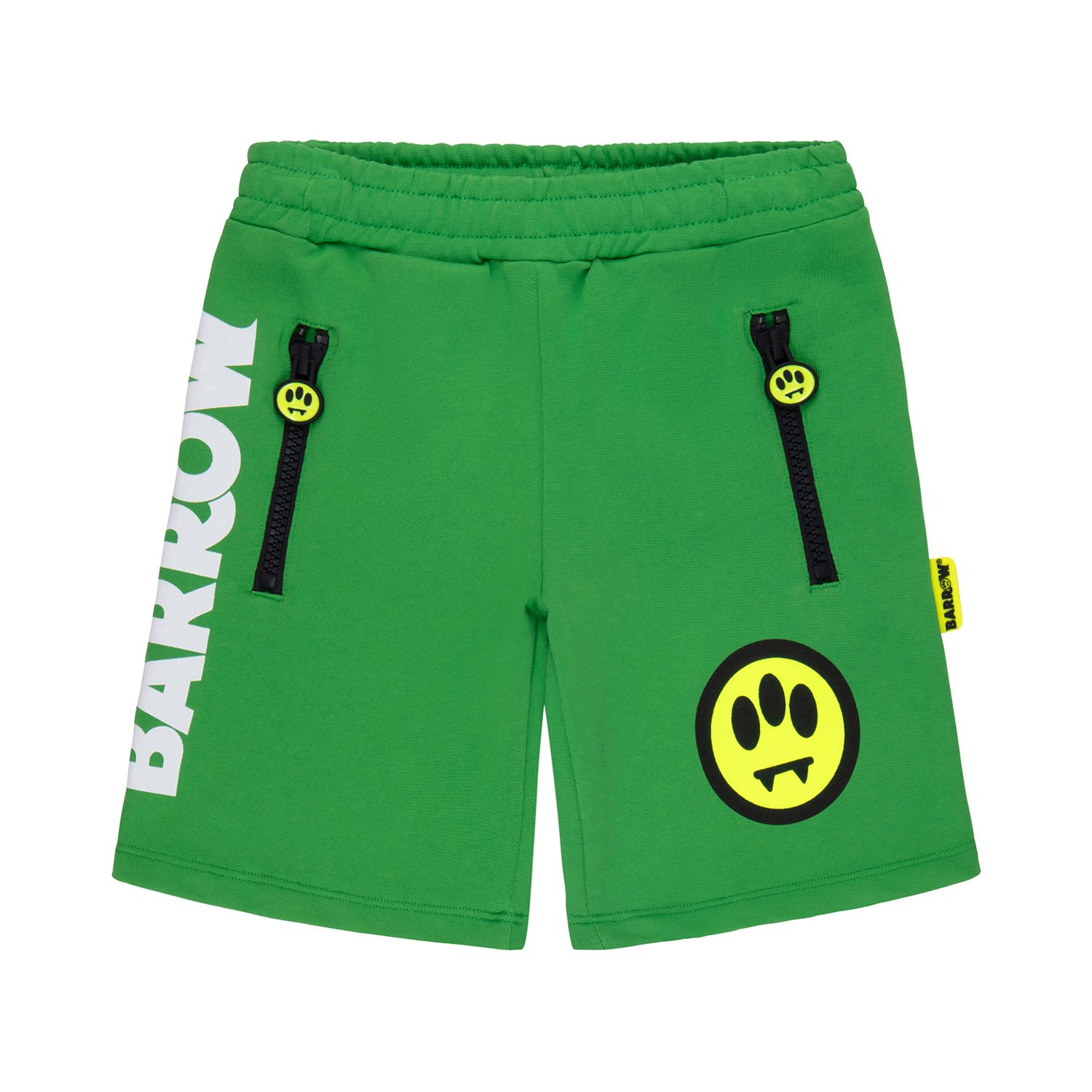 Shop Barrow Sports Shorts With Print In Green