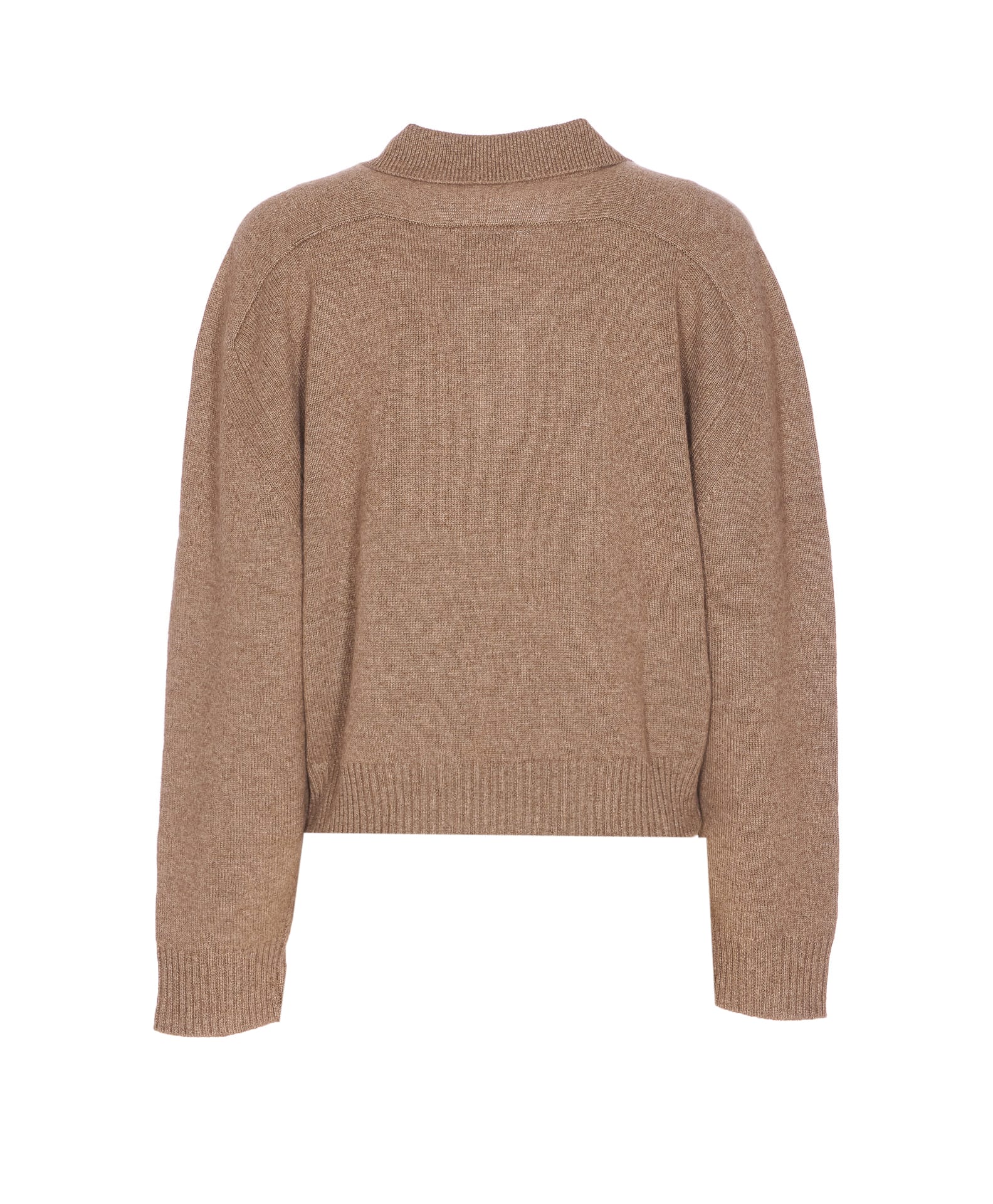 Loulou Studio Beige Homere Sweater In Brown