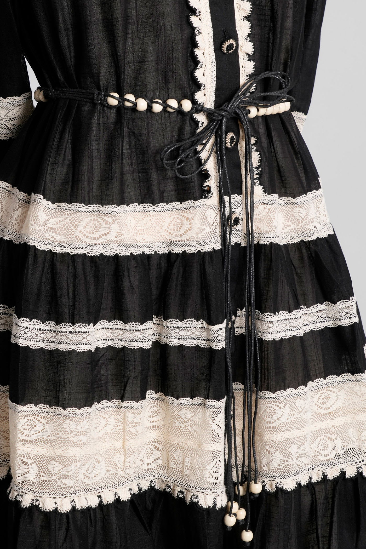 Zimmermann Rhiannon Billow Maxi Dress In Black