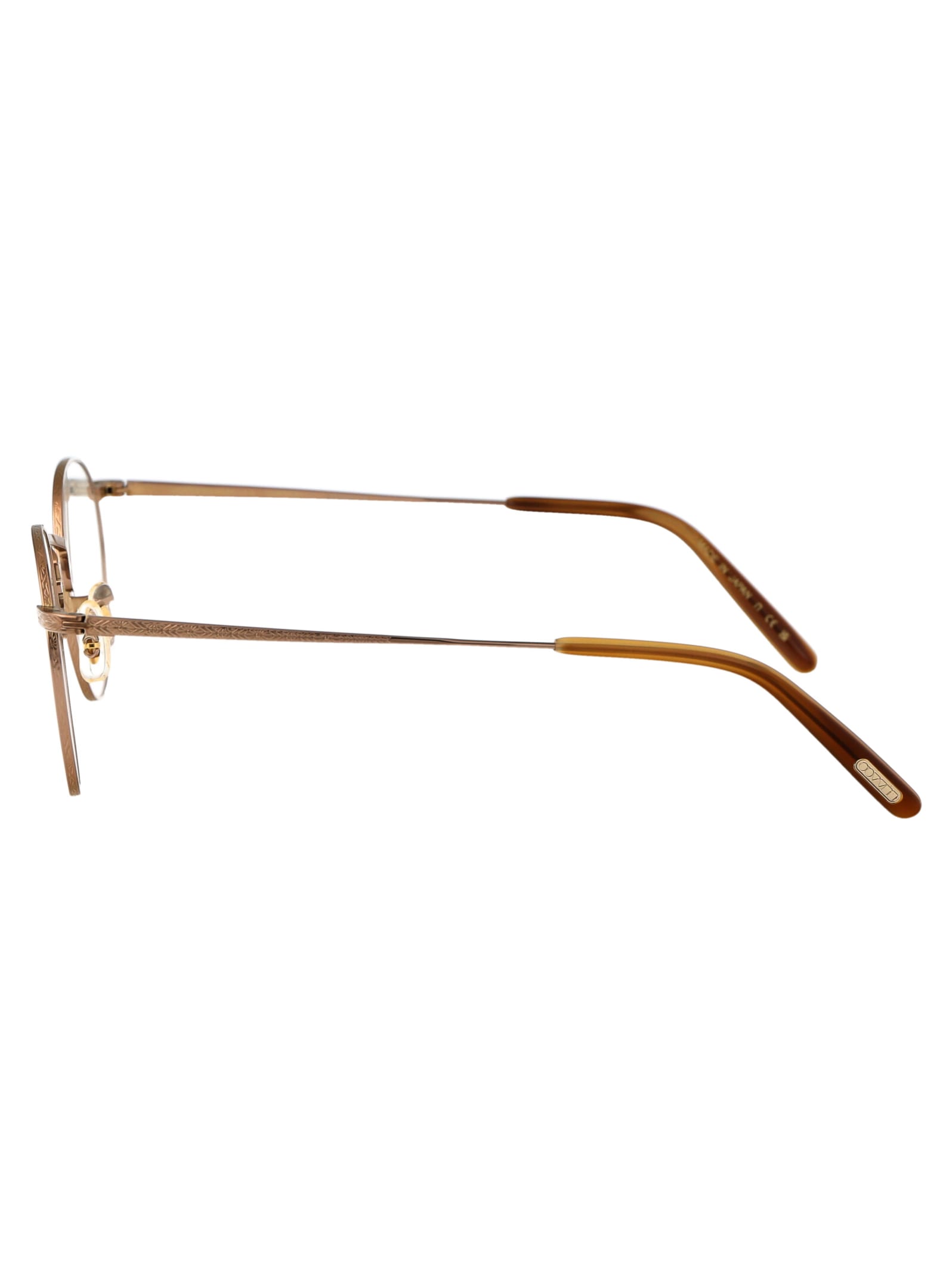 Shop Oliver Peoples Op-47 Glasses In 5035 Gold