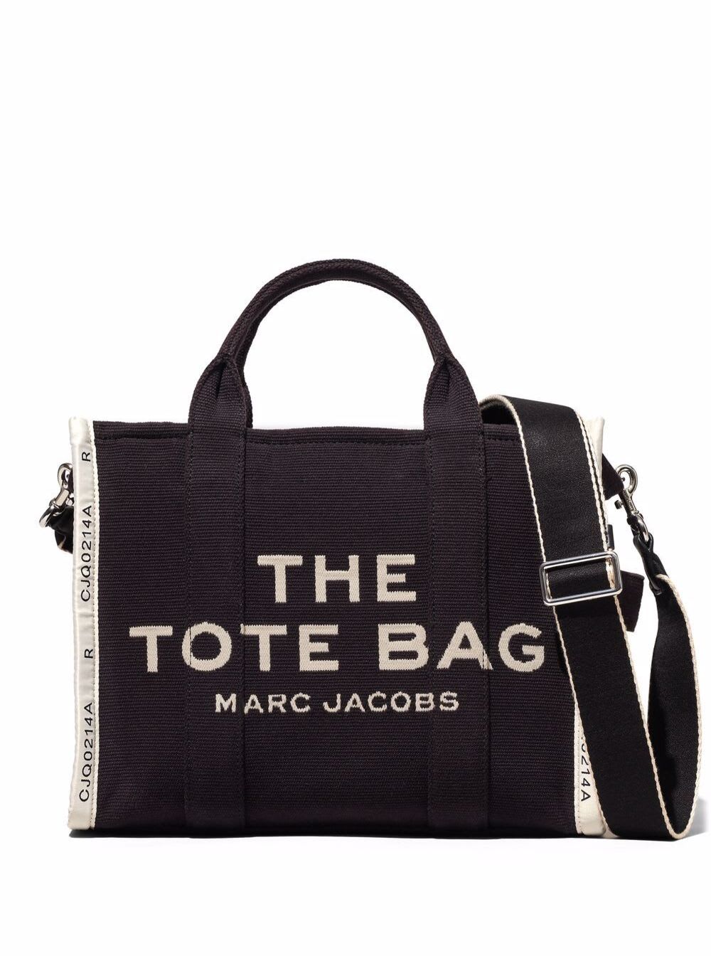 Marc Jacobs The Small Tote In Black Jacquard