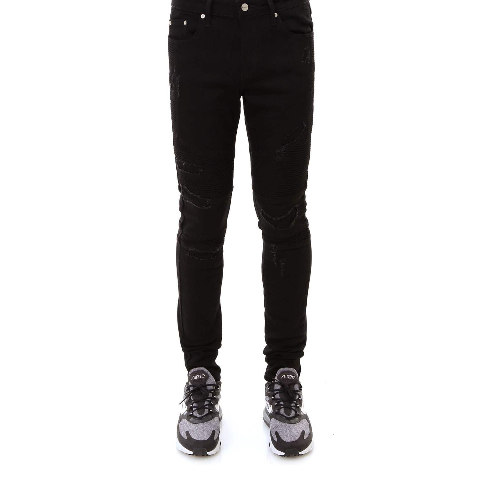 represent biker denim black