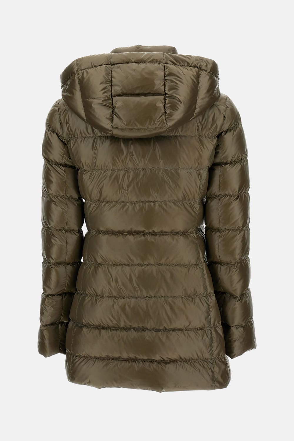 Fay Urban Down Jacket With Hood In Brown